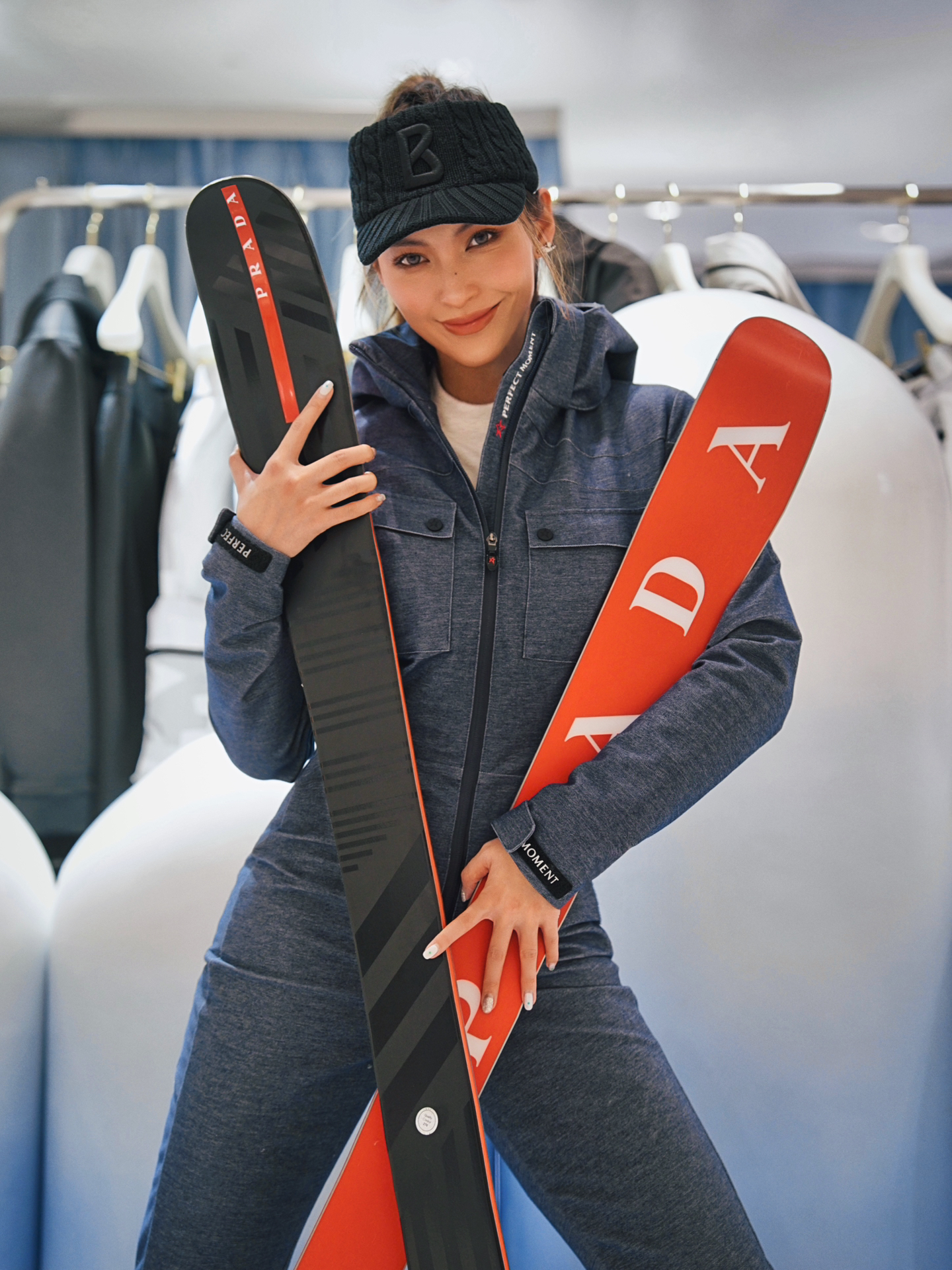 双板女孩选择困难症：左滑帮我选套滑雪服吧？