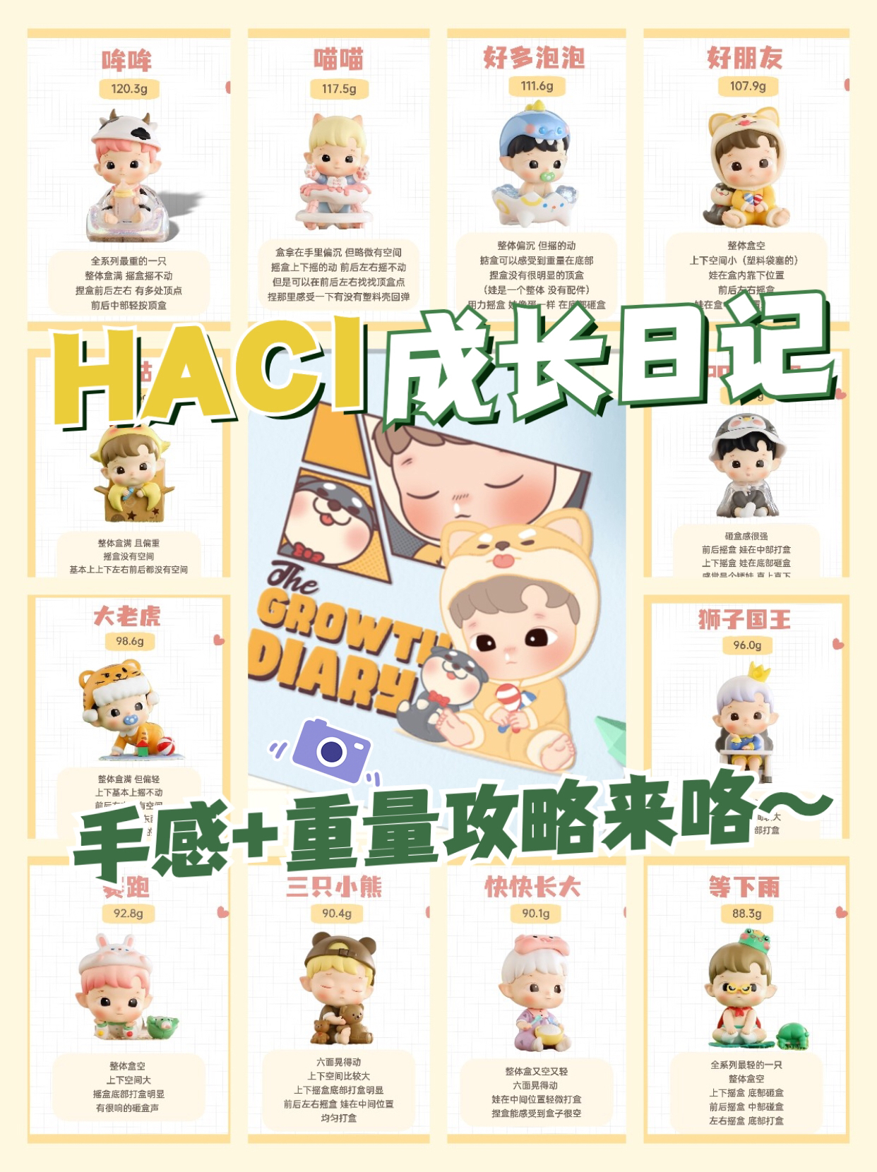 HACIPUPU成长日记🐣手感+重量攻略来咯>𖥦<
