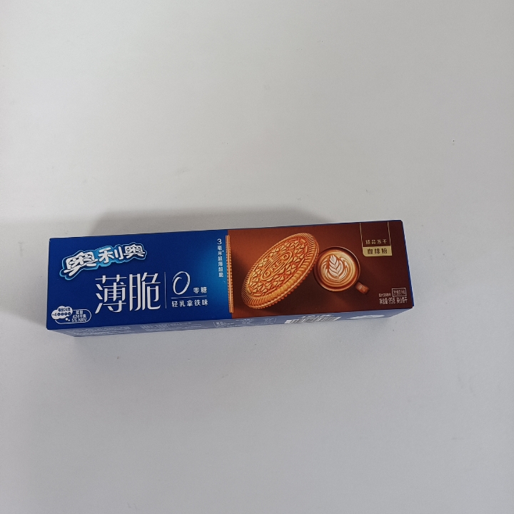 下午茶必备！奥利奥0蔗糖轻乳拿铁咖啡味饼干