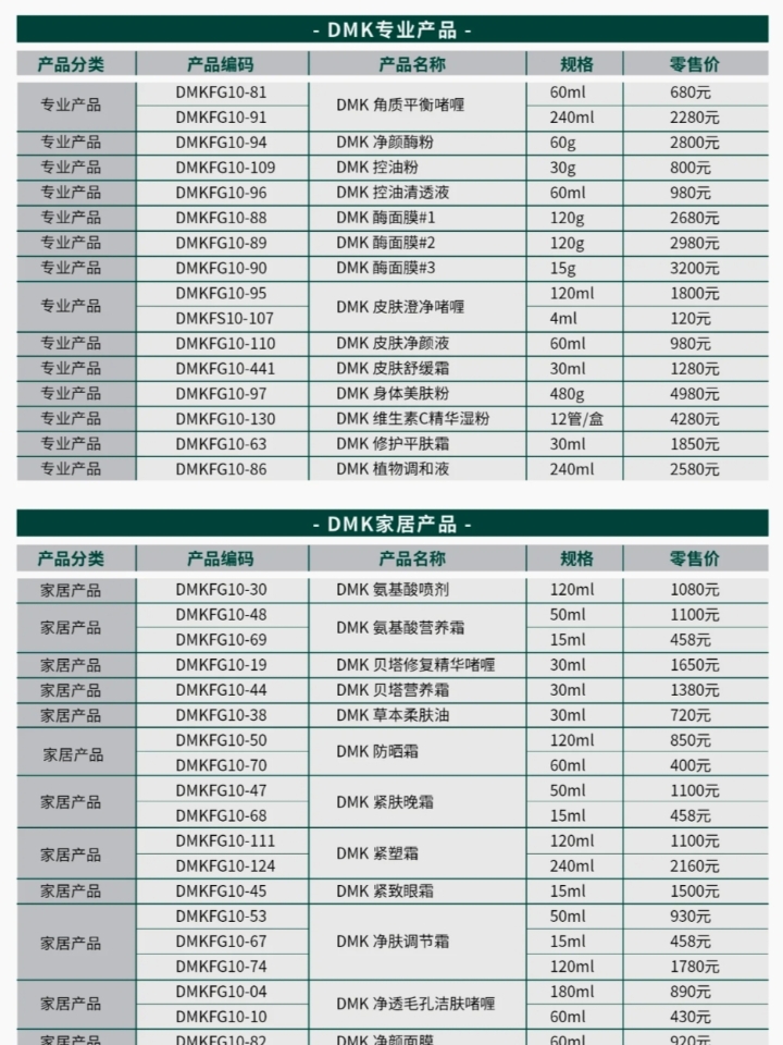 DMK各大美容院的刷酶首选！