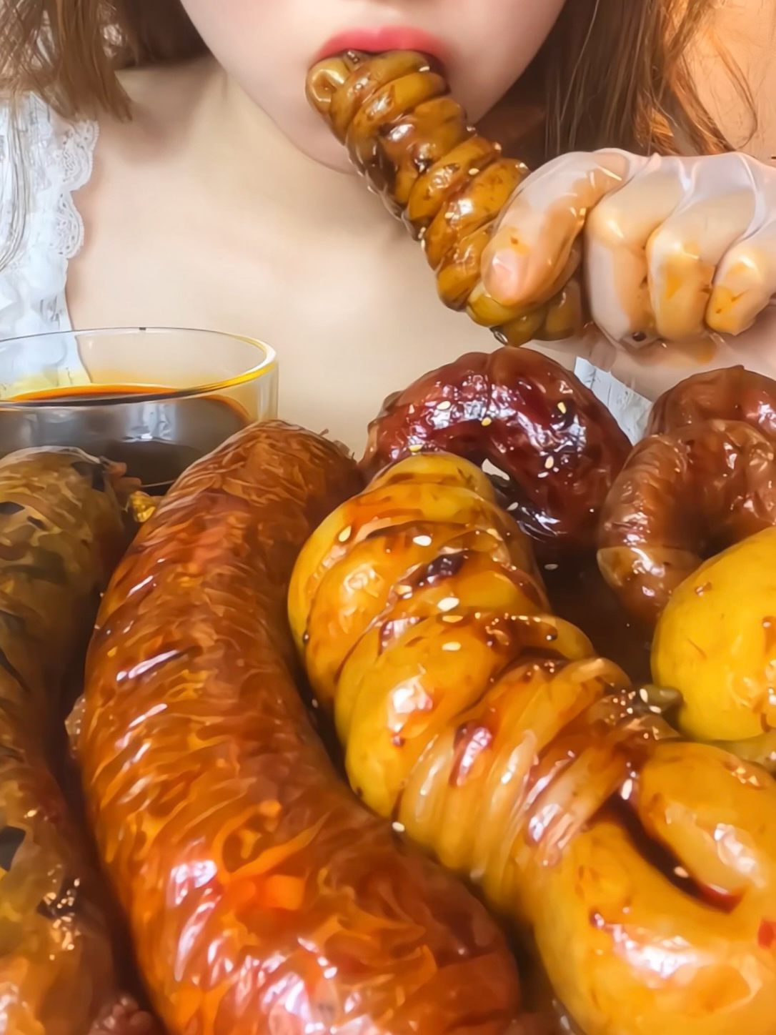 宅家食记pdd肠肠组合 圈圈肠 羊捆肠