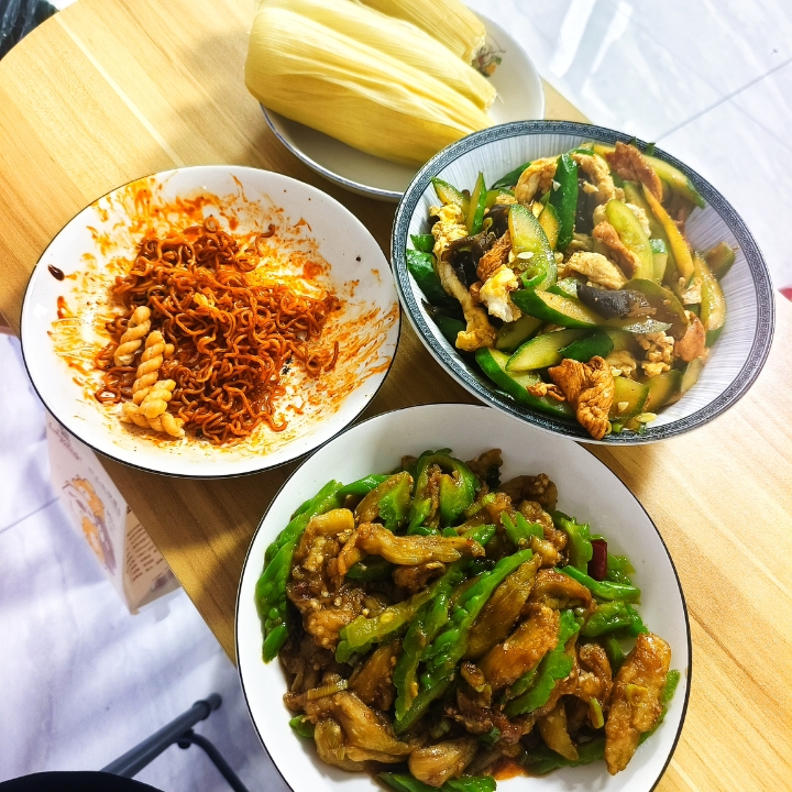 今日晚饭