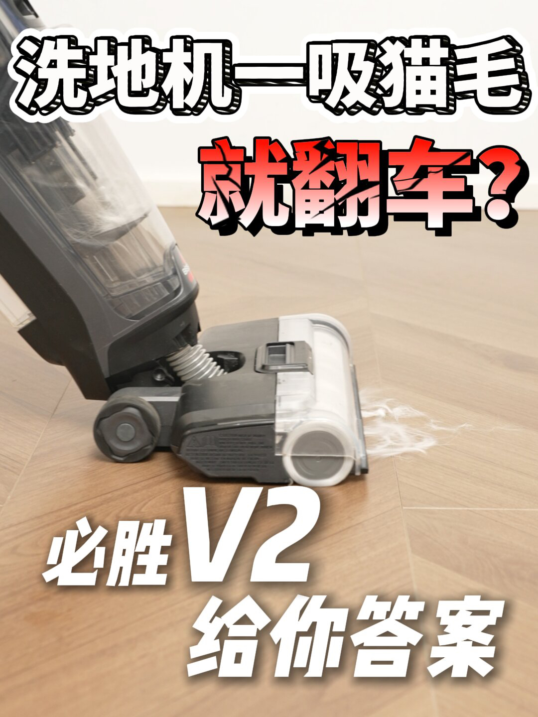 洗地机吸猫毛总翻车？养宠清洁新时代来啦！