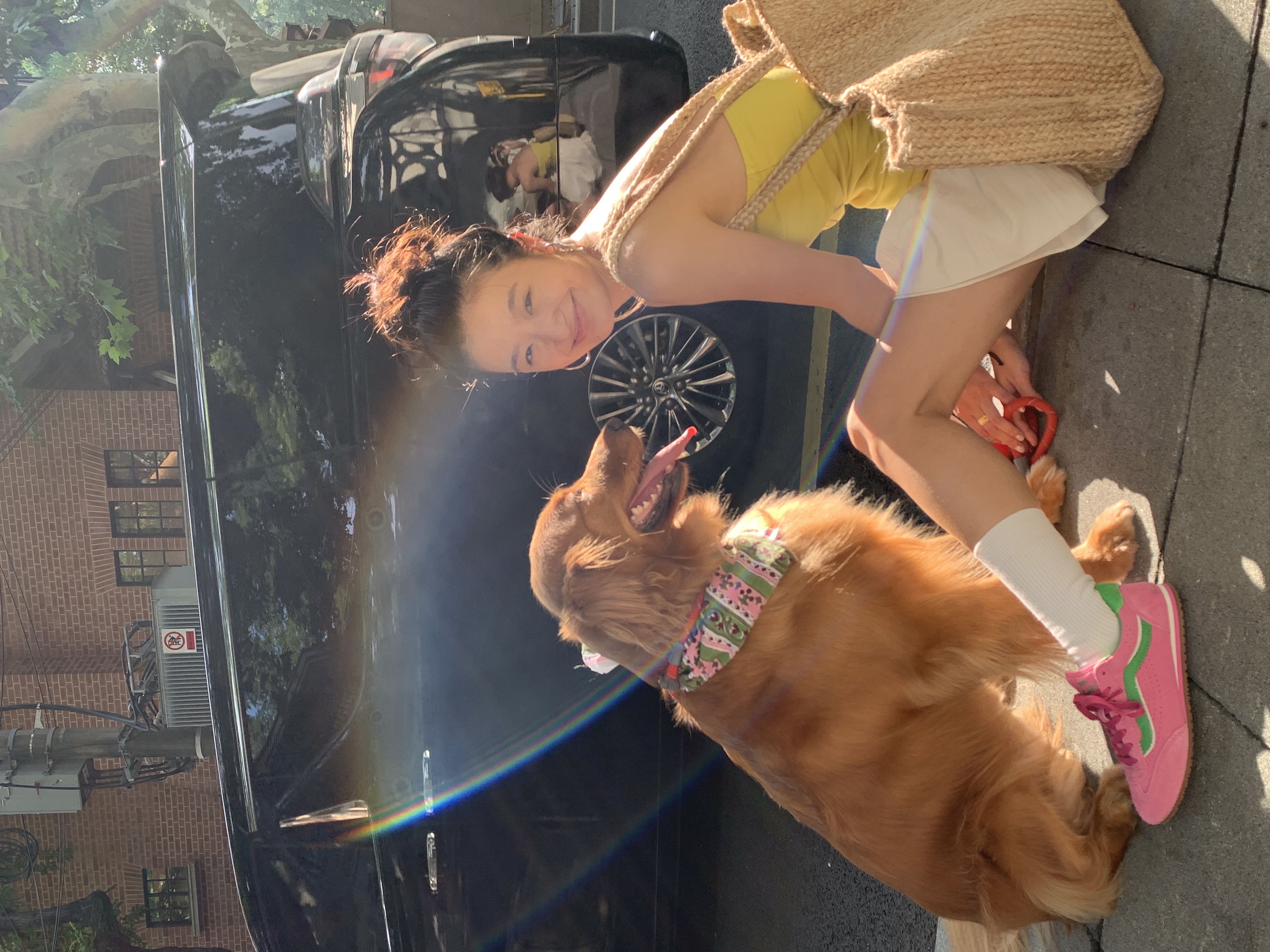 和hachi一起fitcheck🦮