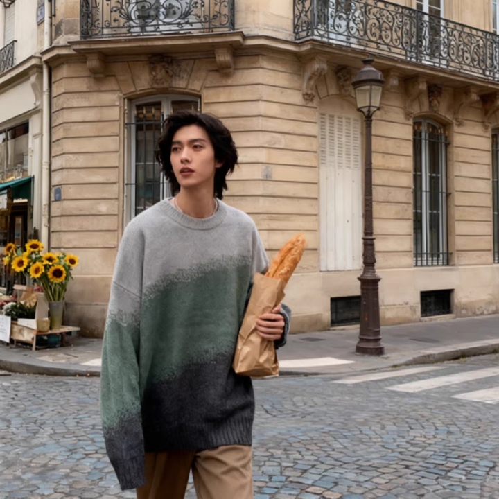 City 慵懒复古风毛衣外套 OOTD|穿搭