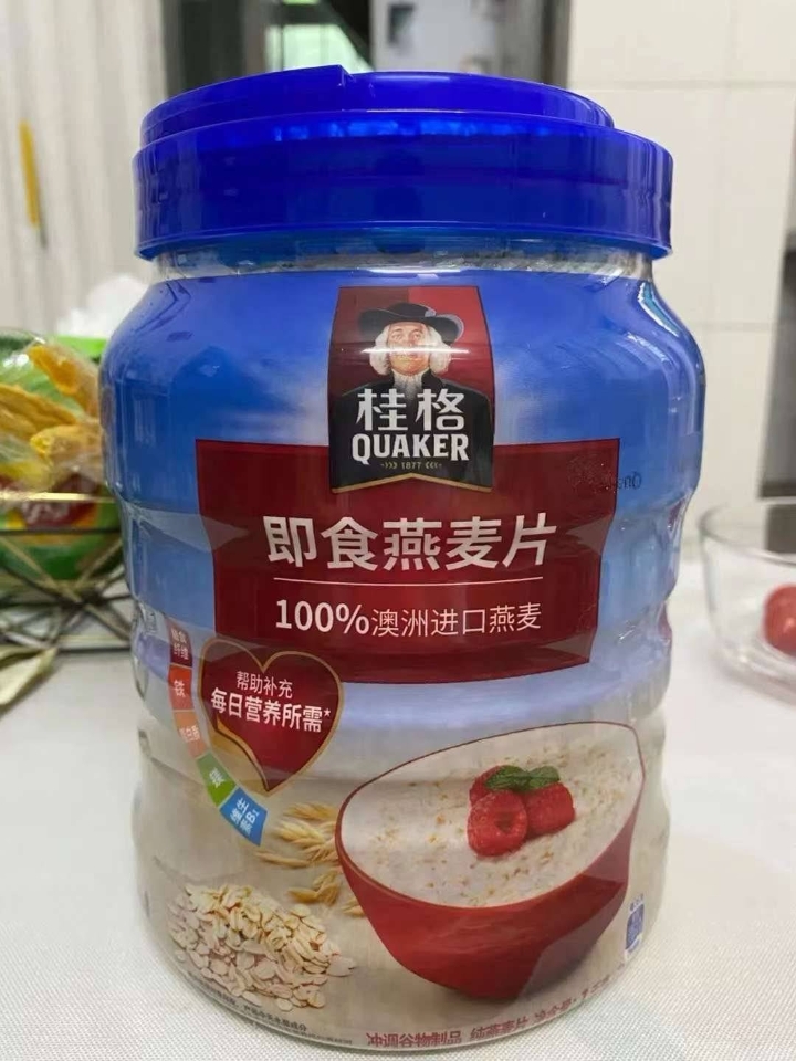 桂格麦片罐装1000g早上来一碗真的太幸福了