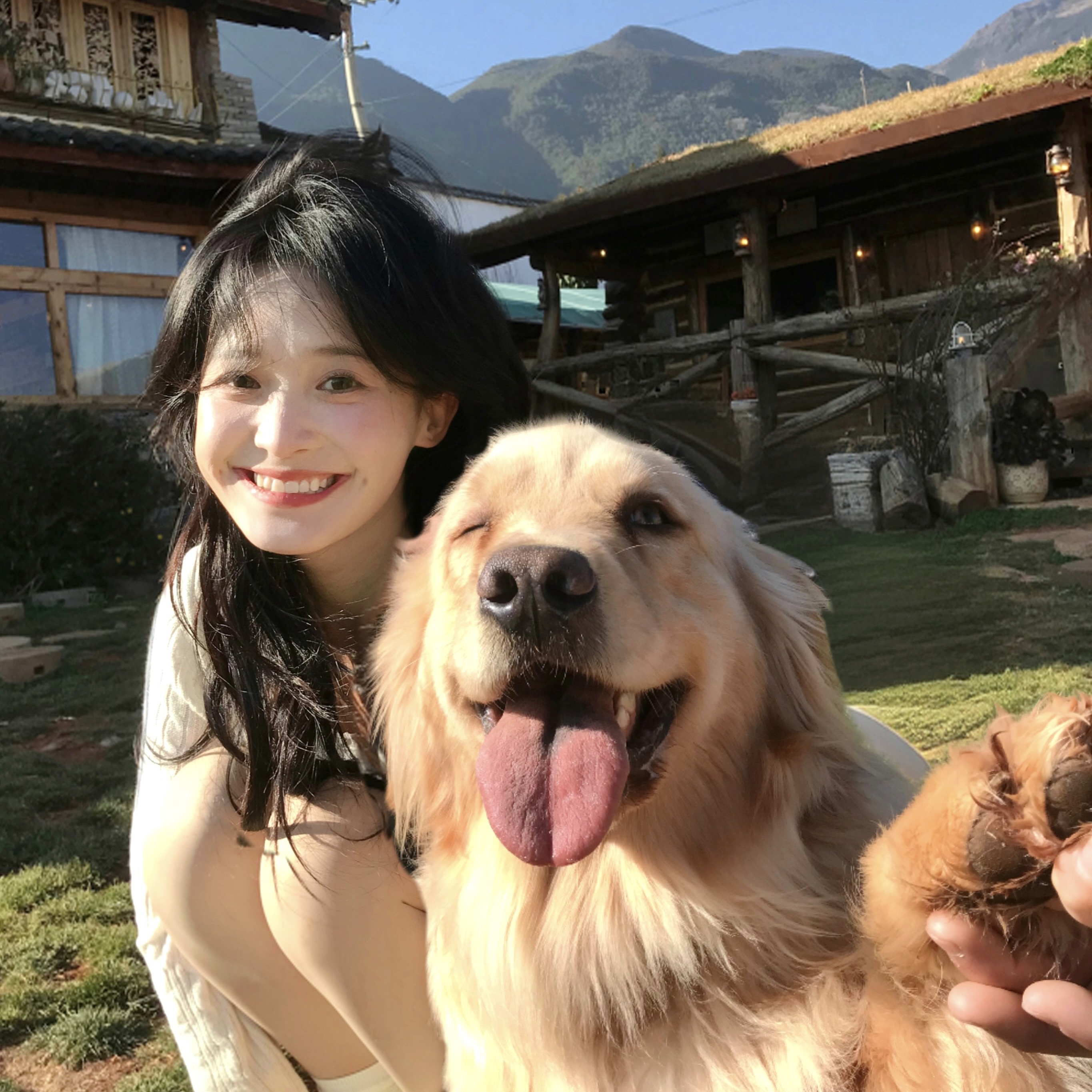 十个月植发反馈  和小狗合照好有头像感！！