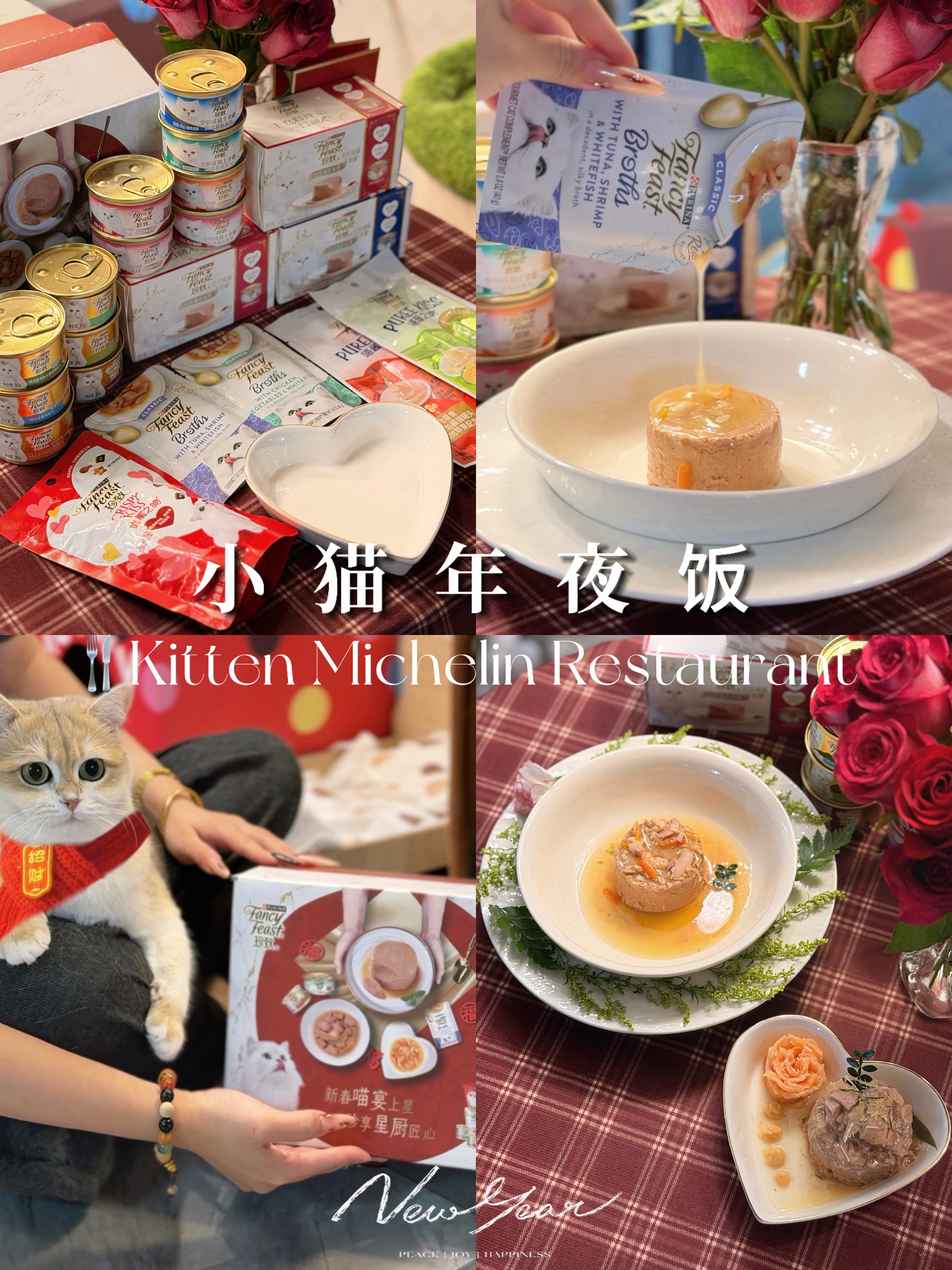 四猫家庭年夜饭🍷丨一个礼盒🎁搞定米其林餐
