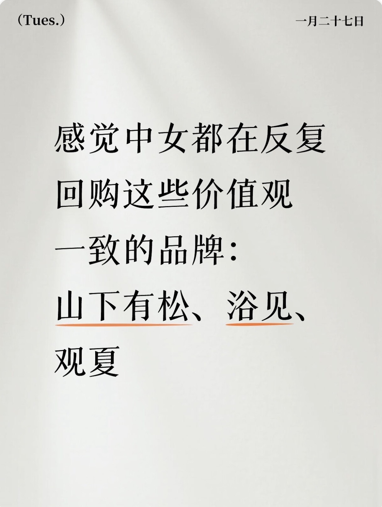 中女最近都在都在入手什么品牌～