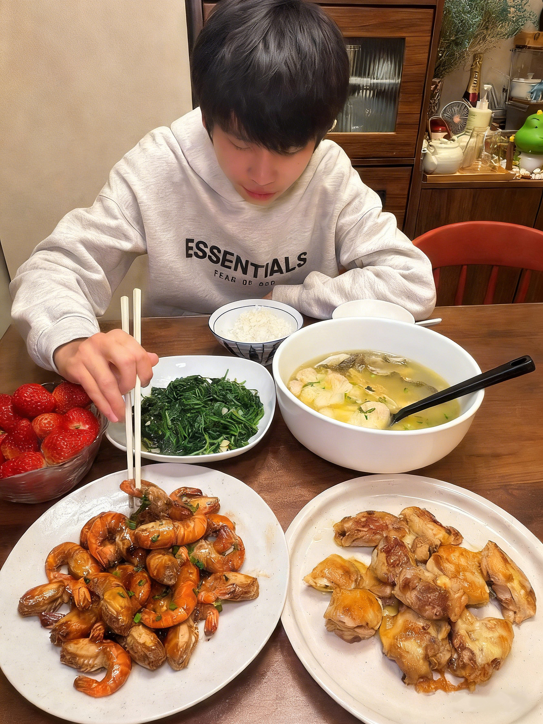 Vlog年夜饭预告🧨当你有个会做饭的妈妈