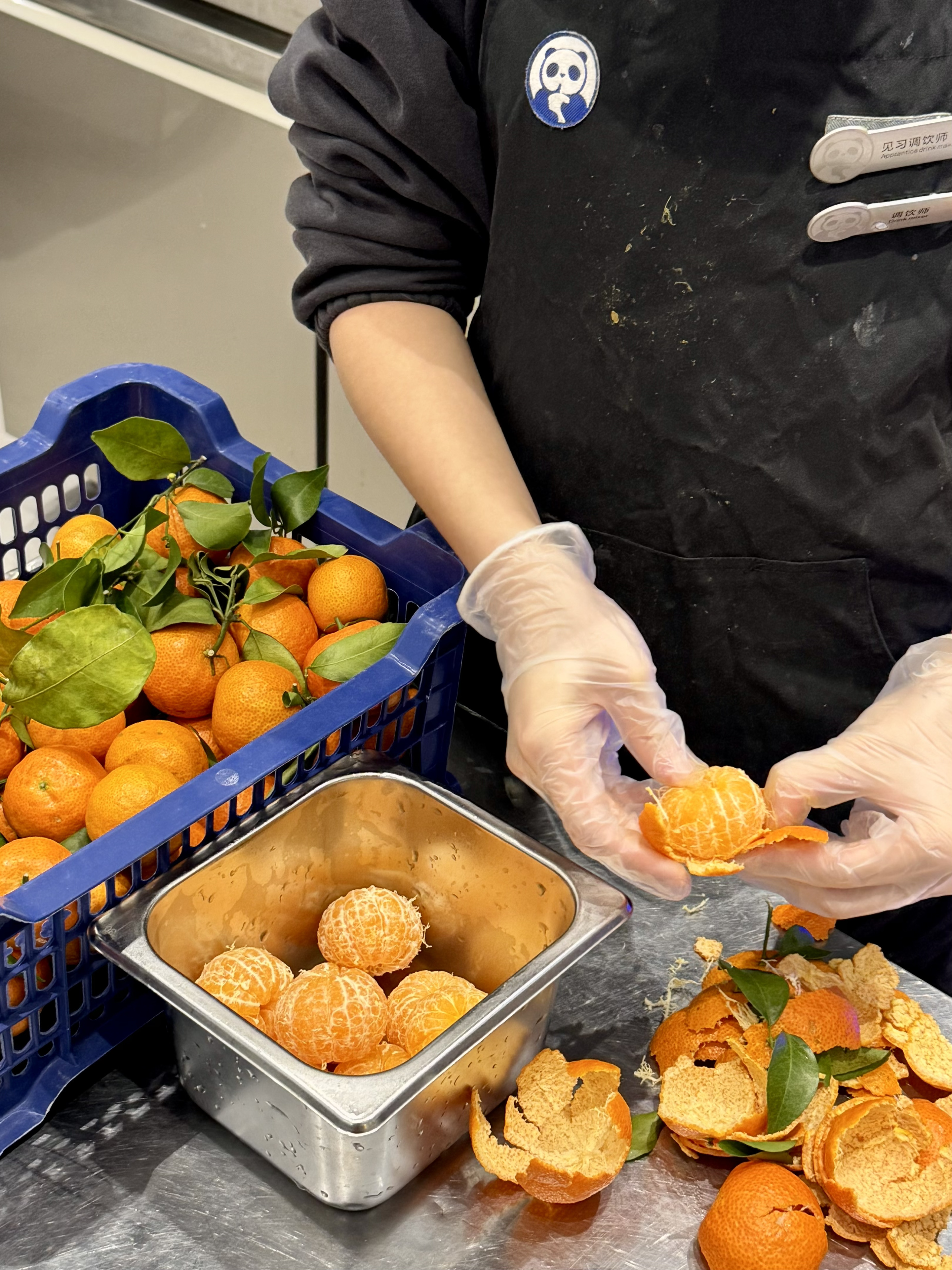 你一句柑橘杯多加果肉，我就剥了10斤沙糖桔