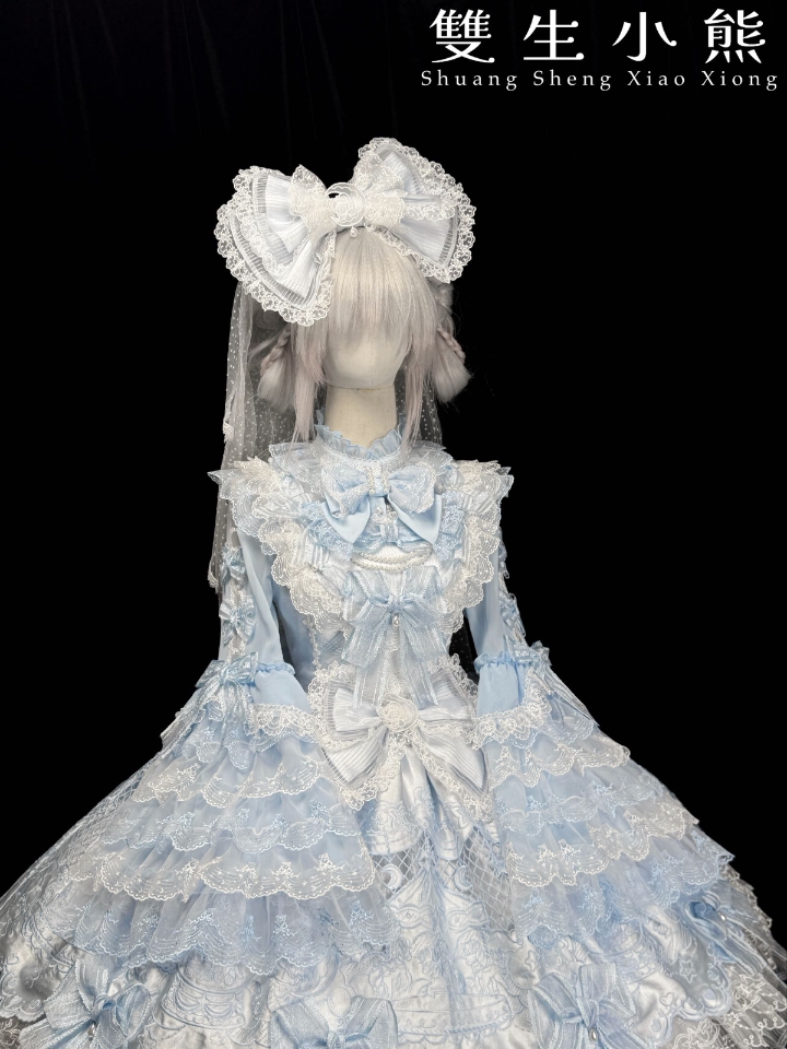 这条蓝色款真的绝美的好嘛，这条真的很细节的一条，冲了冲了 #lo#lolita#lo安利#银河下的约定