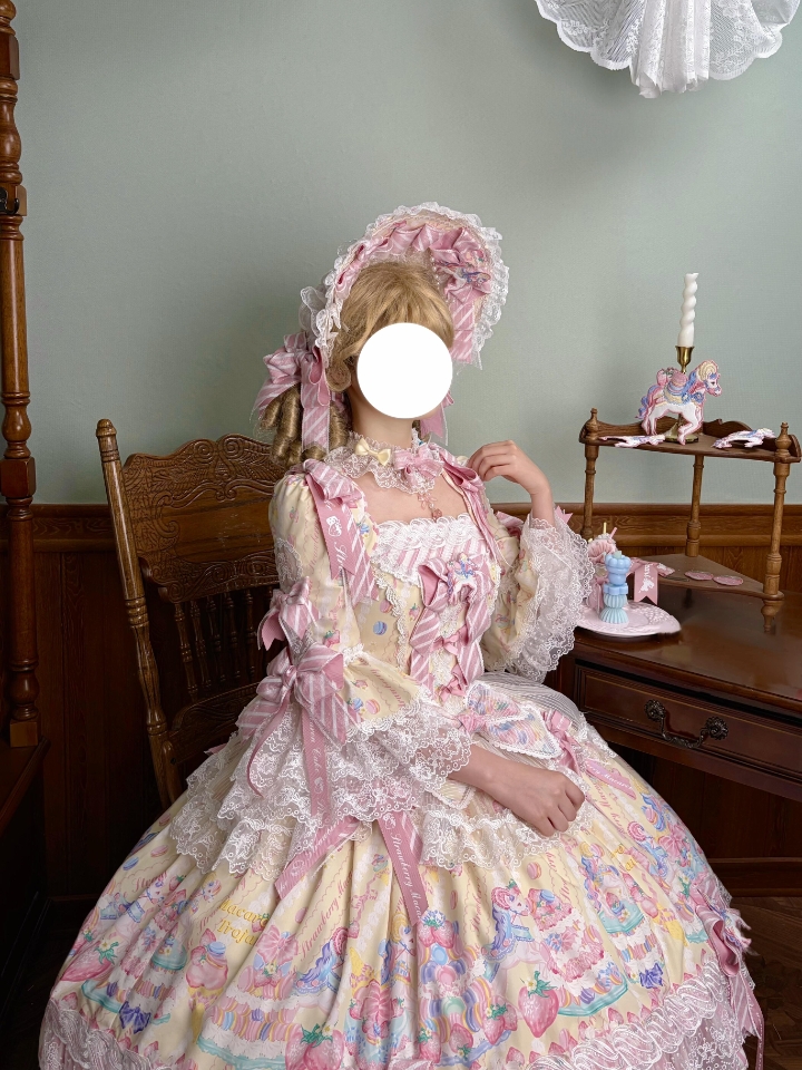 老婆们，马卡龙dress跟jsk那个版型更好看呀～