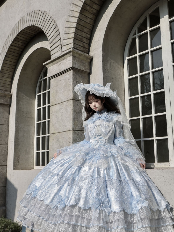 蓝色花嫁真的貌美…