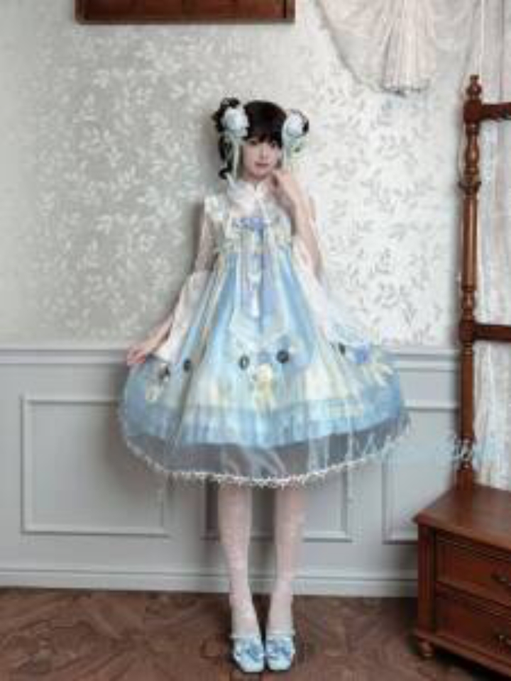 蝶语的官配发饰大家都冲这个发包还是边夹，感觉都是米米嘟 #lo#不愧是lolita #中华风lo