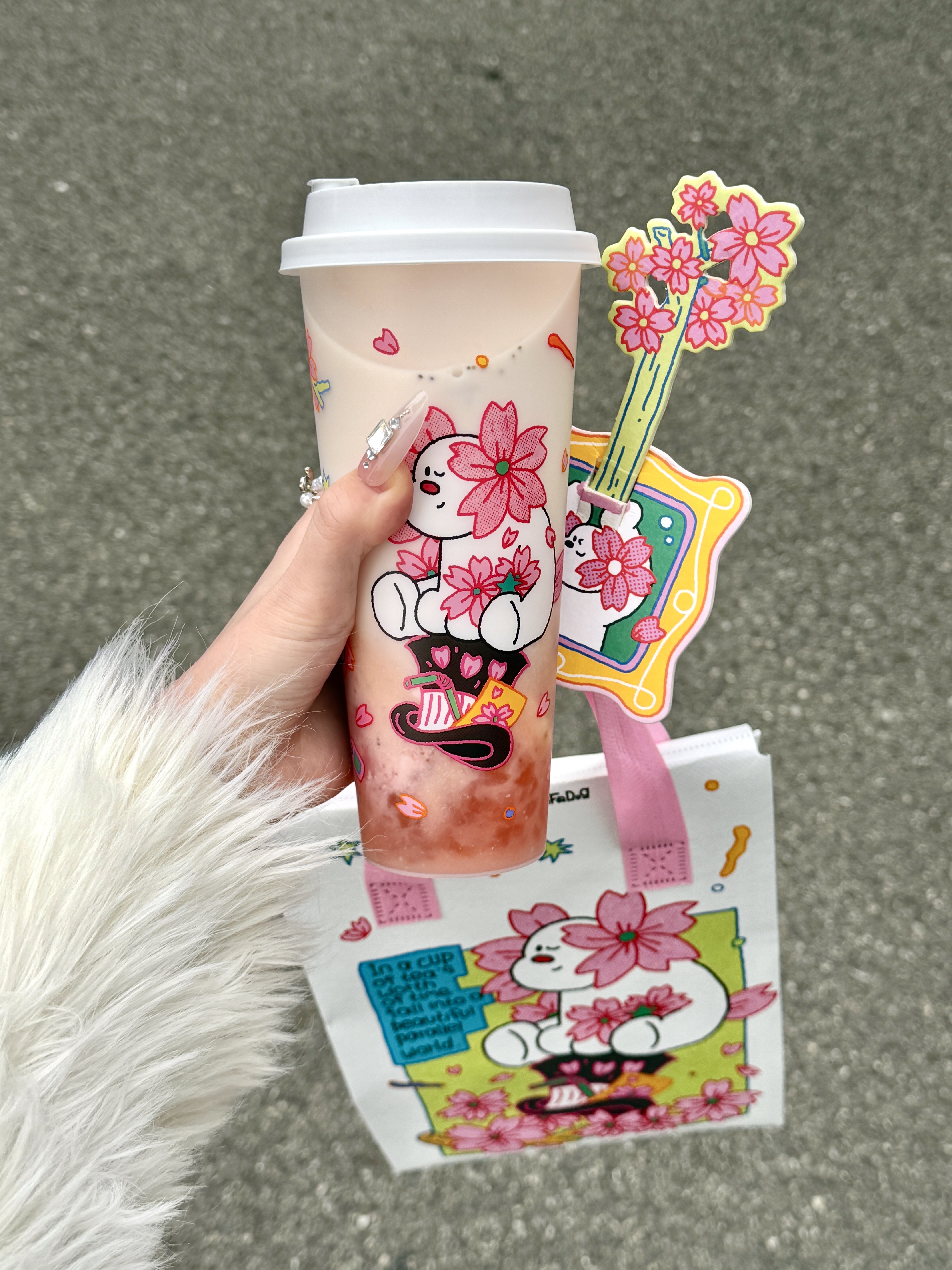 卧卧卧！感觉是益禾堂top1可爱好喝的！