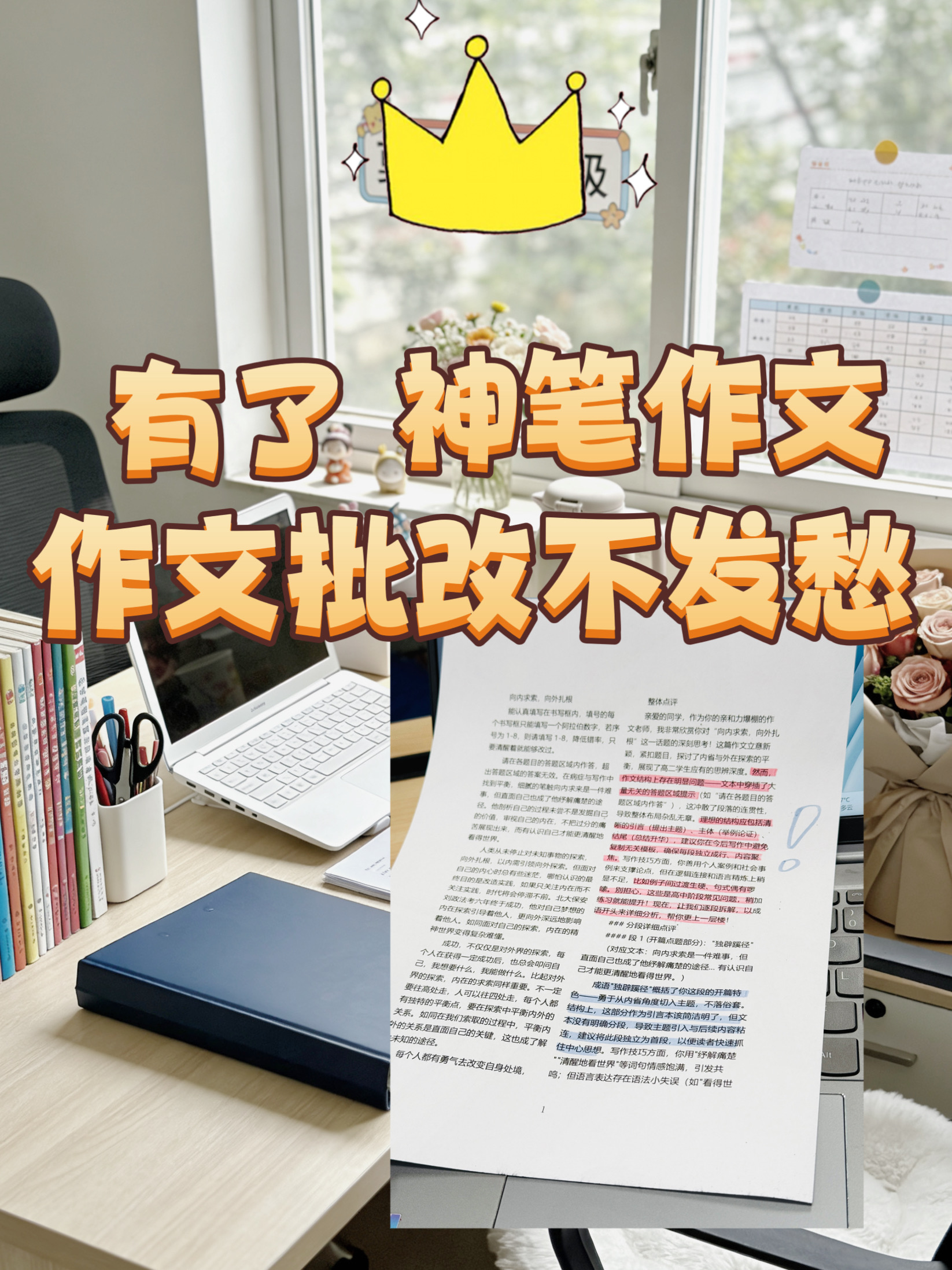 神笔作文批改：帮我从“作文山”里松口气✨