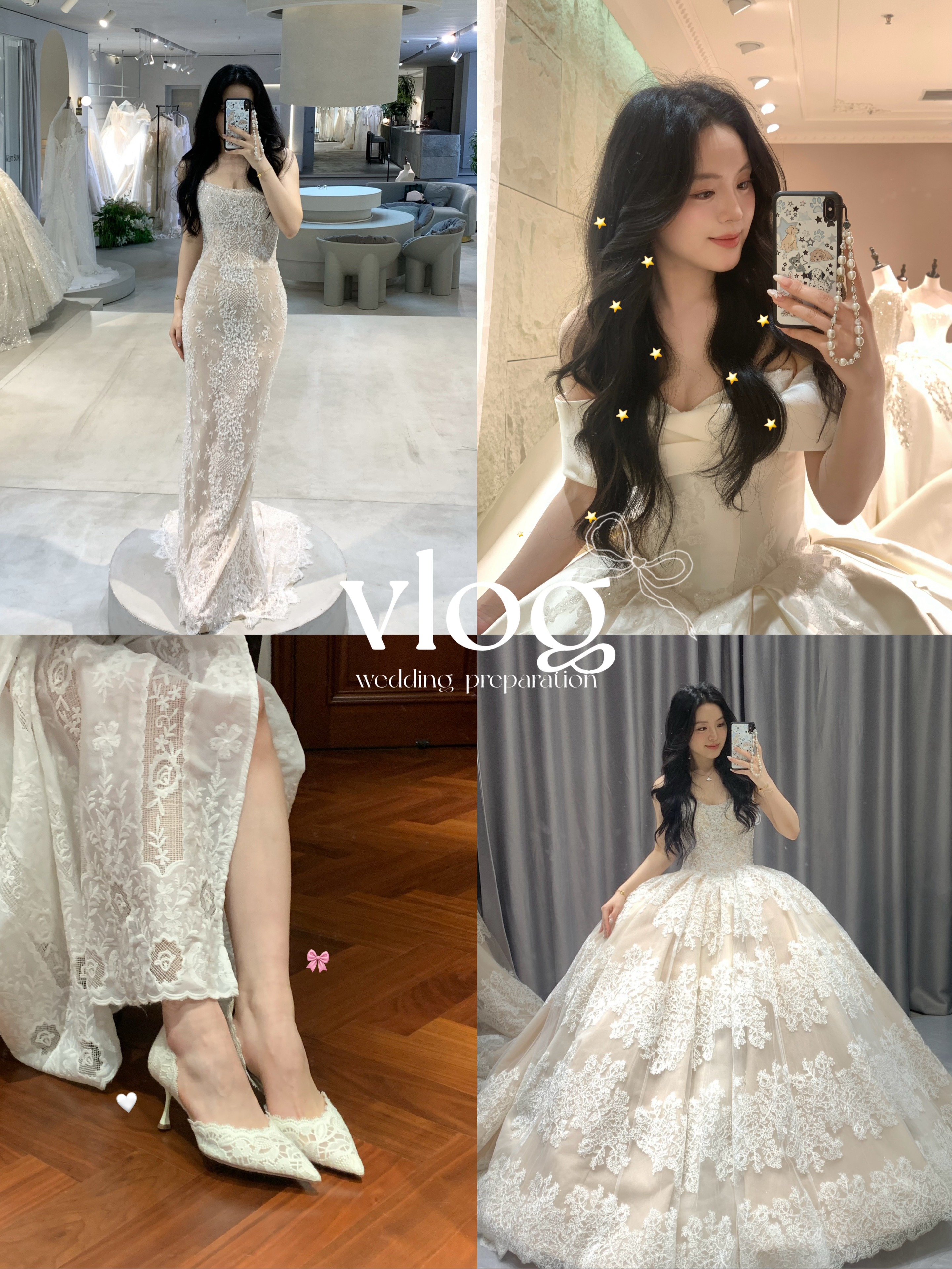 P人备婚日记👰🏻‍♀️终于选定漂亮衣服和婚鞋