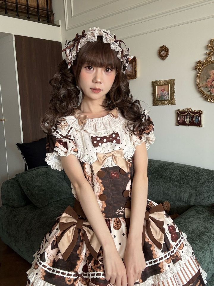 很像巧克力小饼干耶！这个柄图好可爱