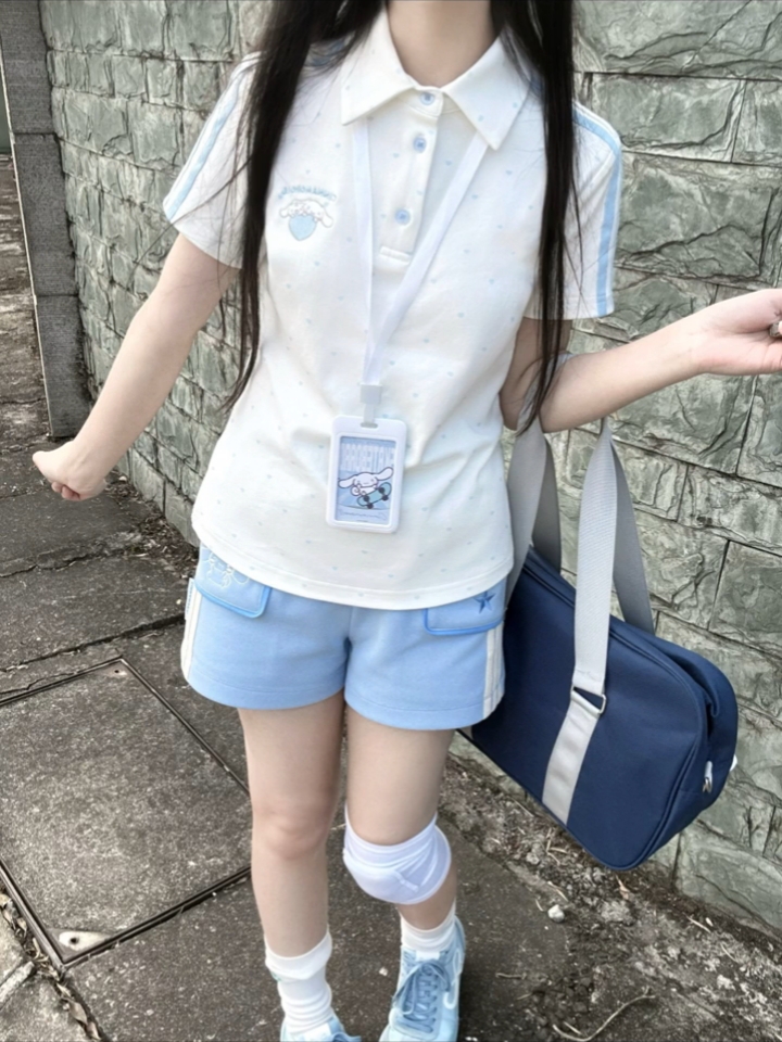 不是梗豆物语家和三丽鸥联名出的大耳狗体操服也太萌了吧，米米嘟