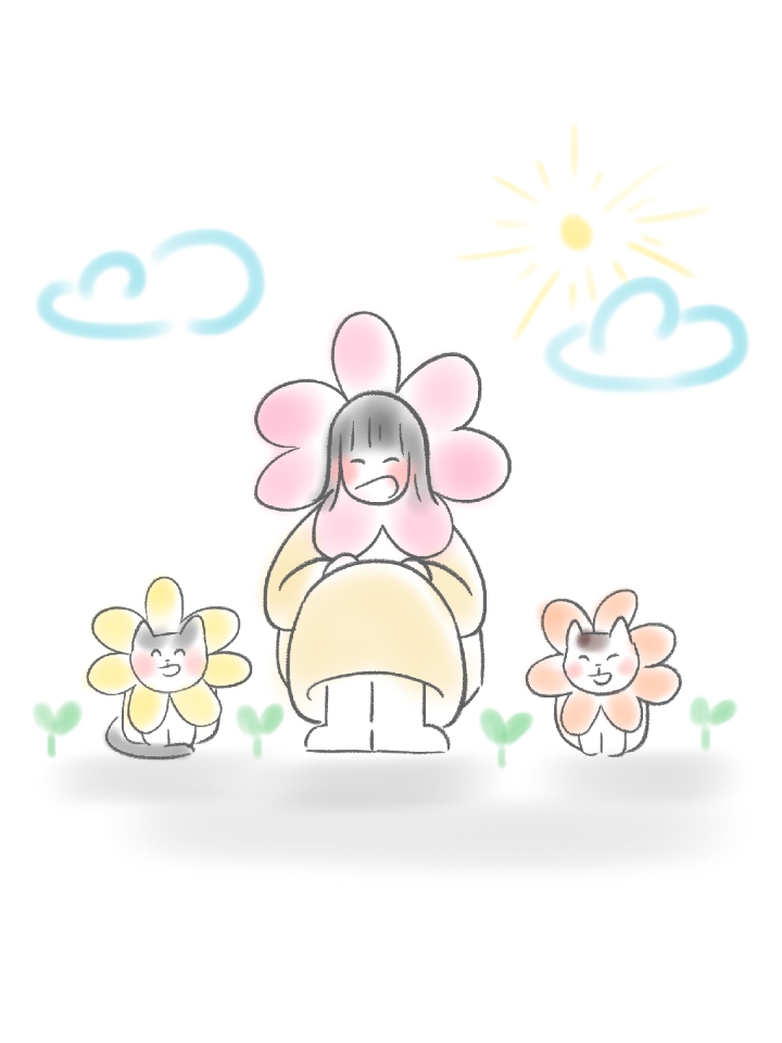 春天来了，化身三朵花花