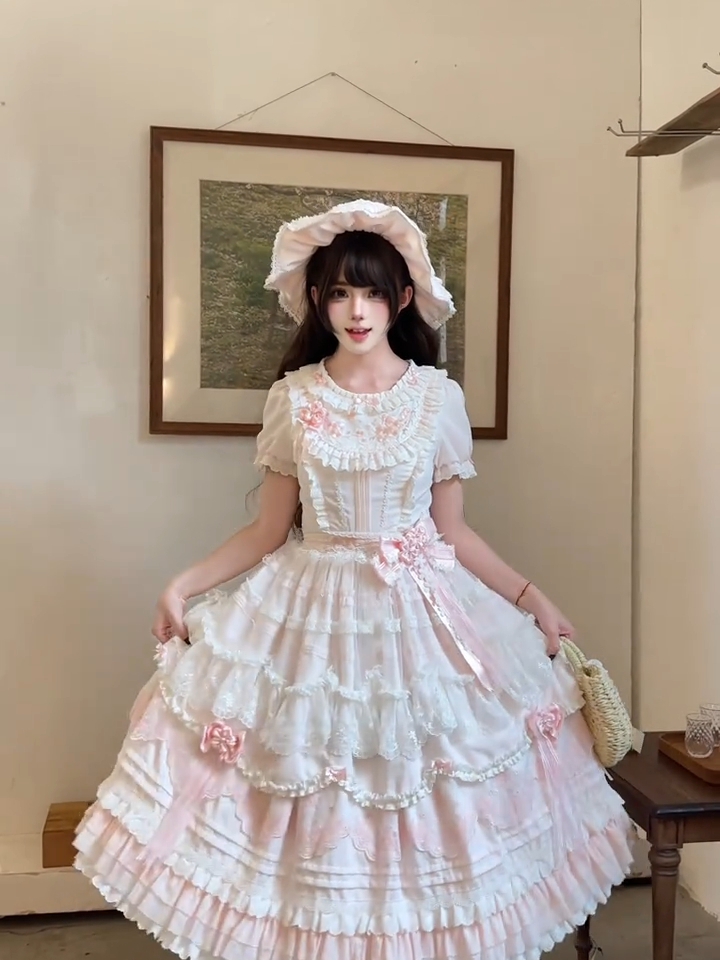 优雅又日常的lo裙谁能拒绝呀，猫cake家的十里樱太米啦