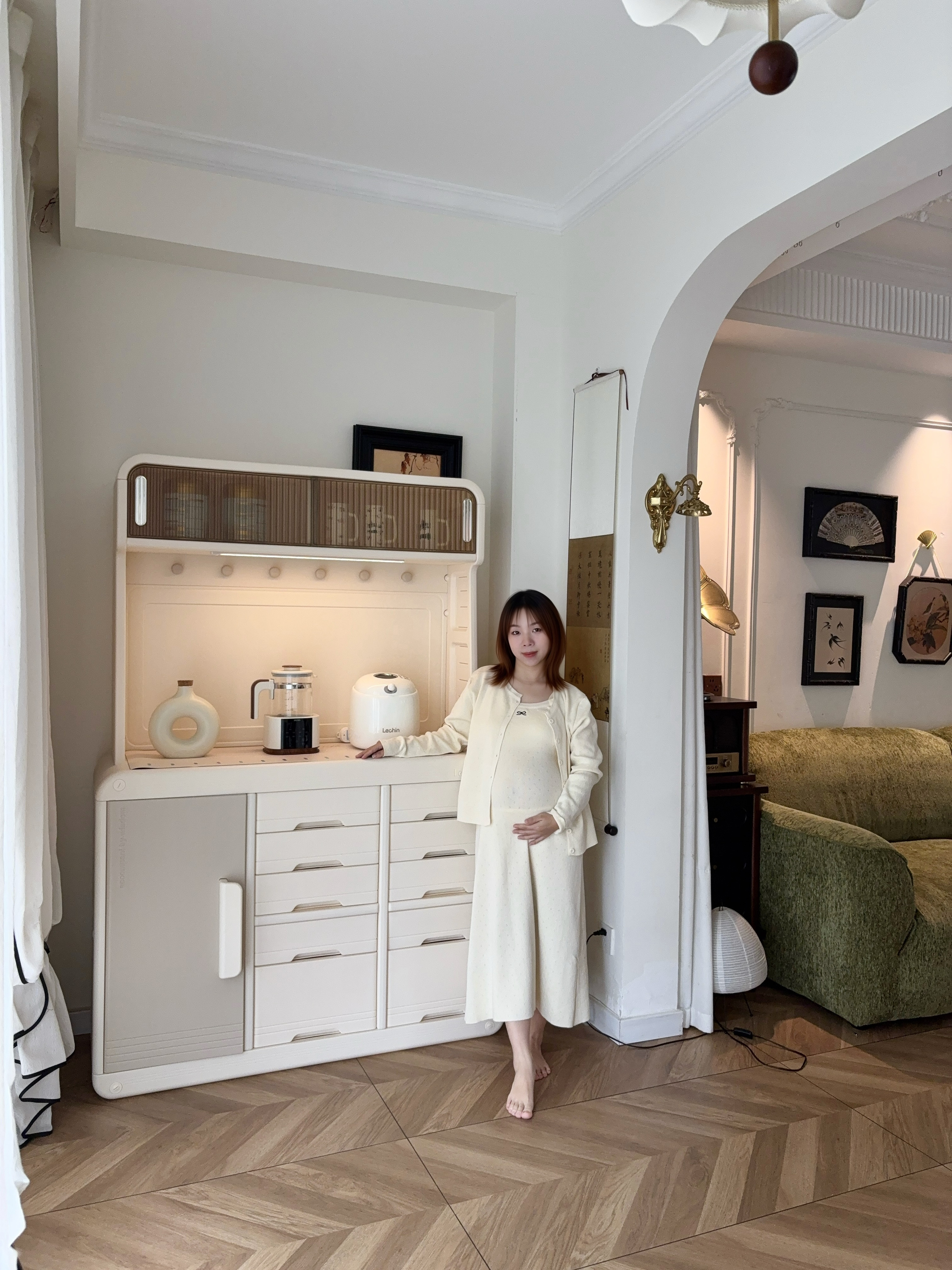 孕25➕，沉浸式布置宝宝喂养台