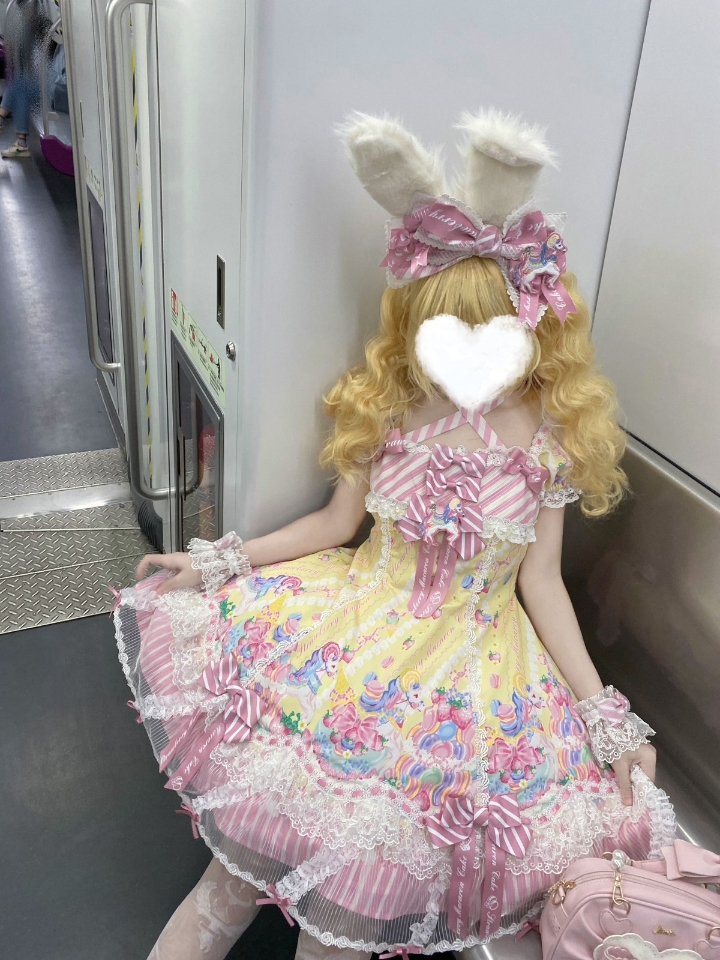 六片裁也太doll了吧，糖果色真的超萌，简直就是洋娃娃来的#lolita #Lolita #洛丽塔 #lo裙