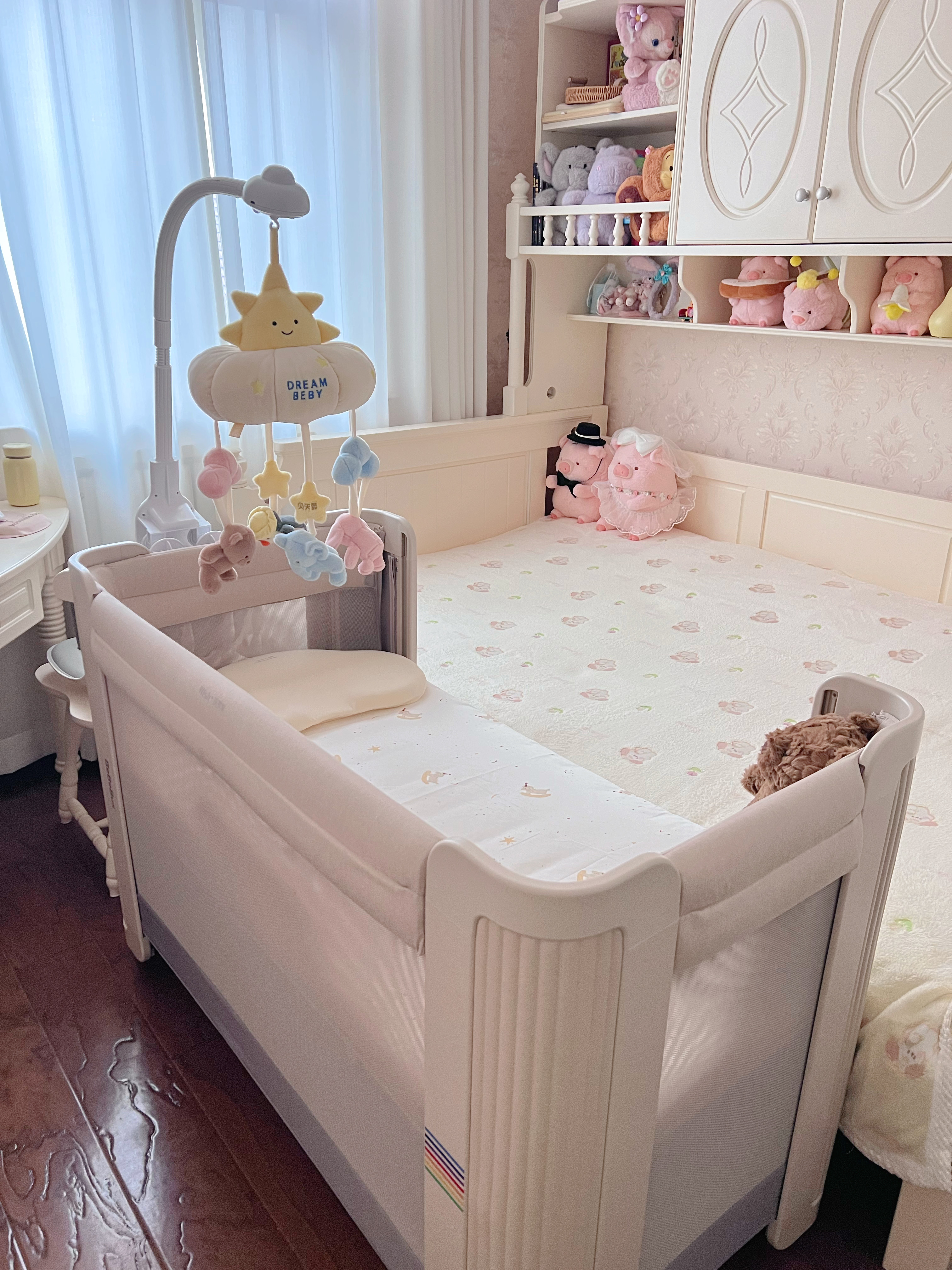 婴儿床布置｜居家氛围感拉满的宝宝睡眠区