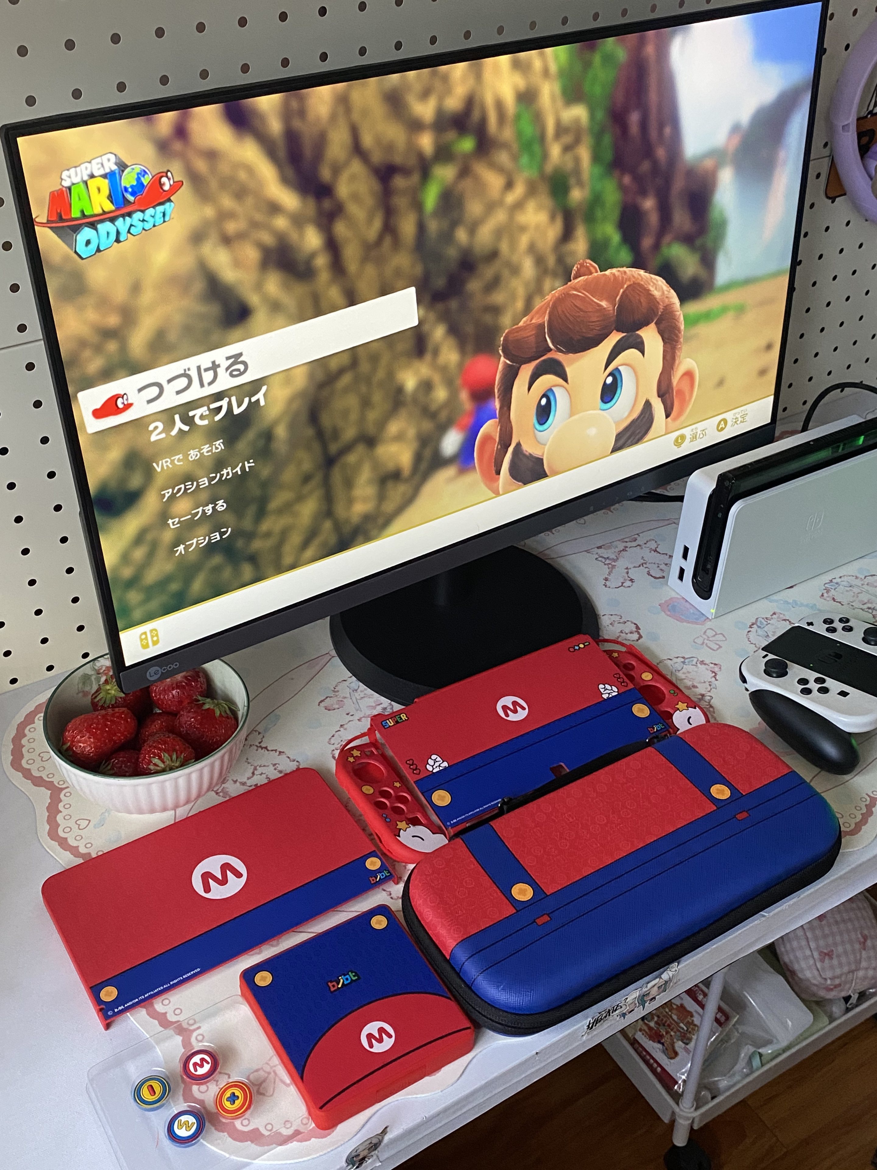 Switch马里奥配件也太好看了！！