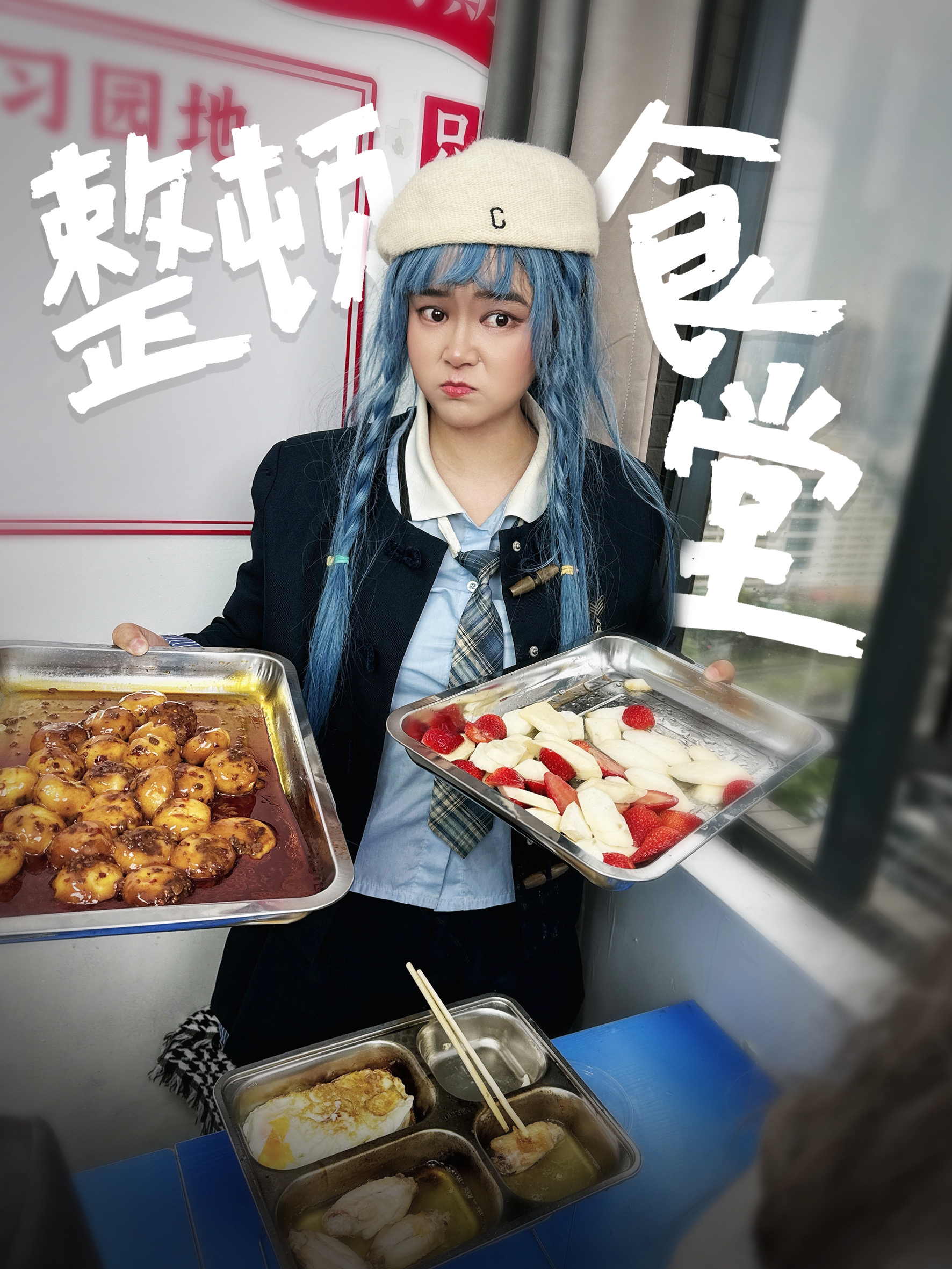 沉浸式体验整顿食堂…