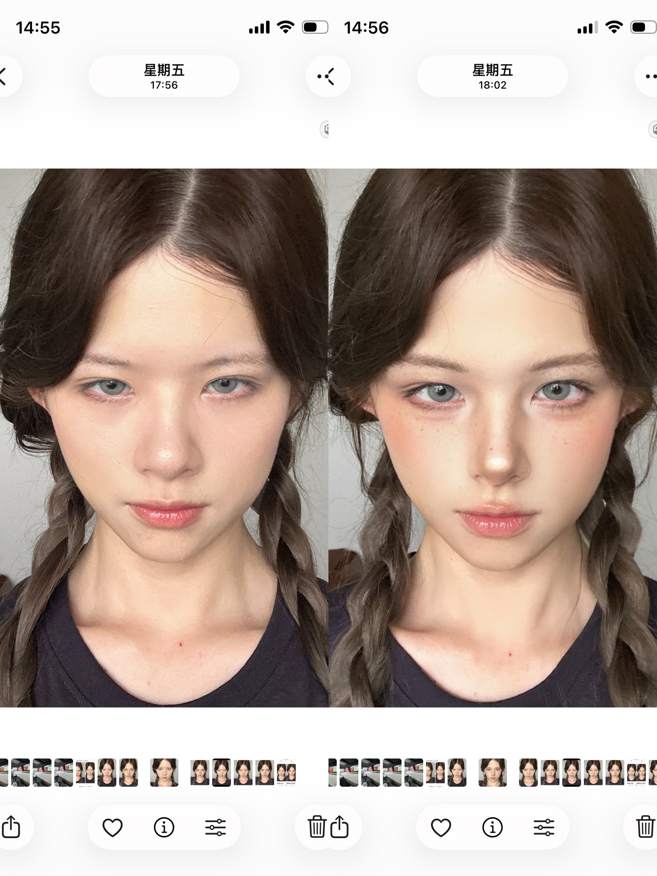 我悟了！面中修容原来这么简单