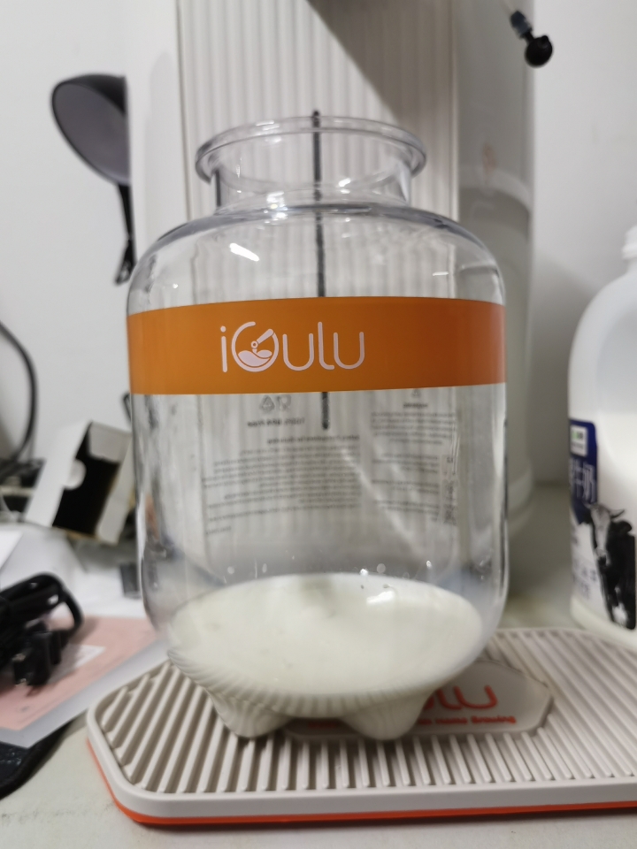 开菲尔流质酸奶发酵成功