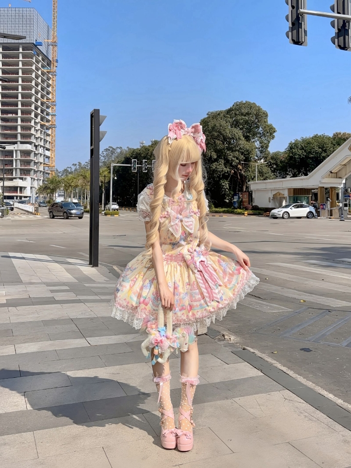 我感觉就是很可爱的一条啊，开二团了，非常马卡龙超级适合夏天 #lolita #lo安利 #lO