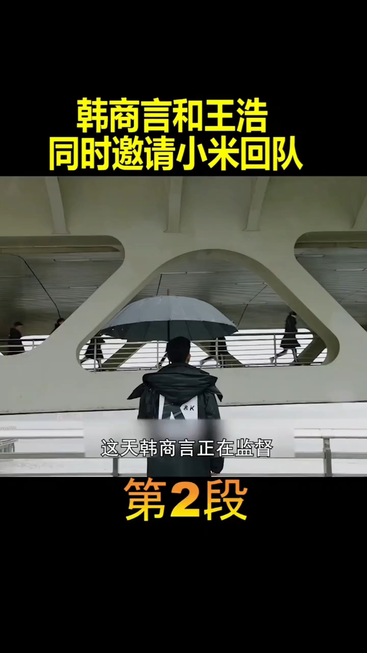 韩商言和王浩都在邀请小米加入自己团队
