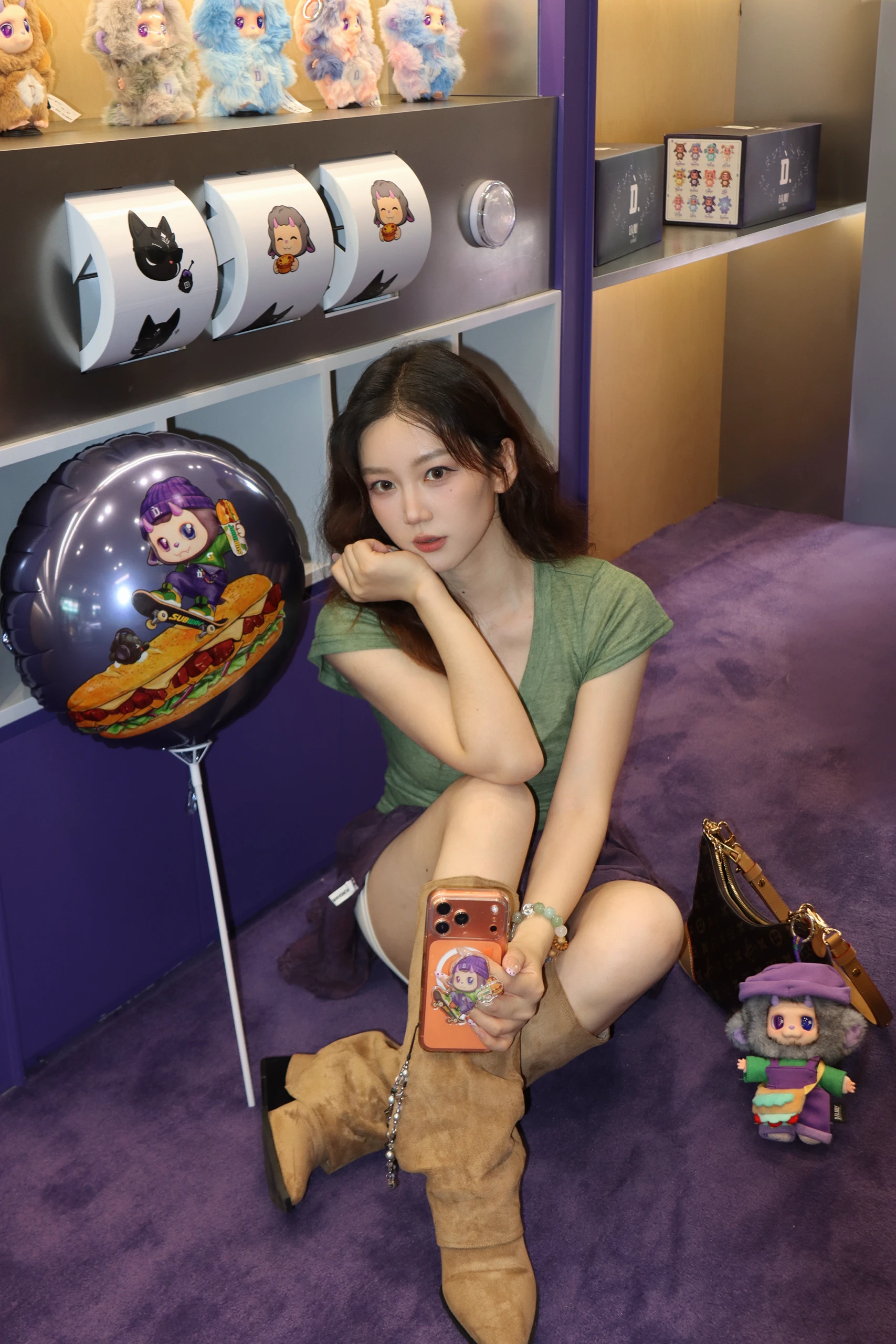 安福路顶流快闪来啦💜💚