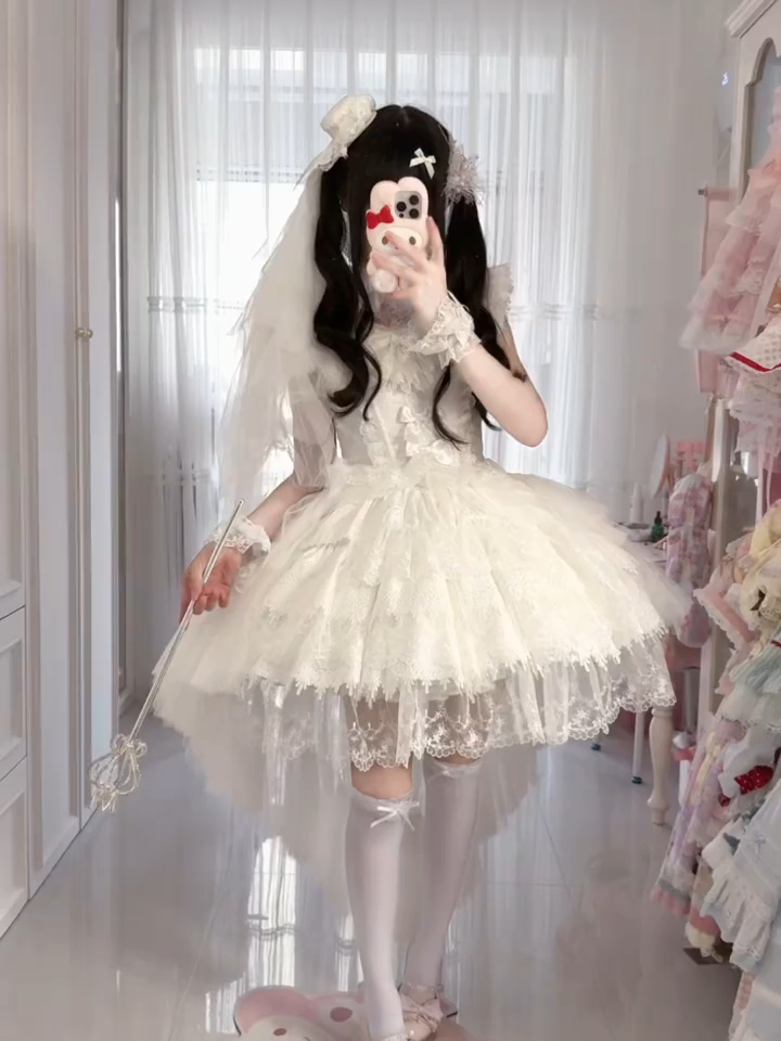 不是这个祈愿雪也太美了吧，穿上就是公主本主呀