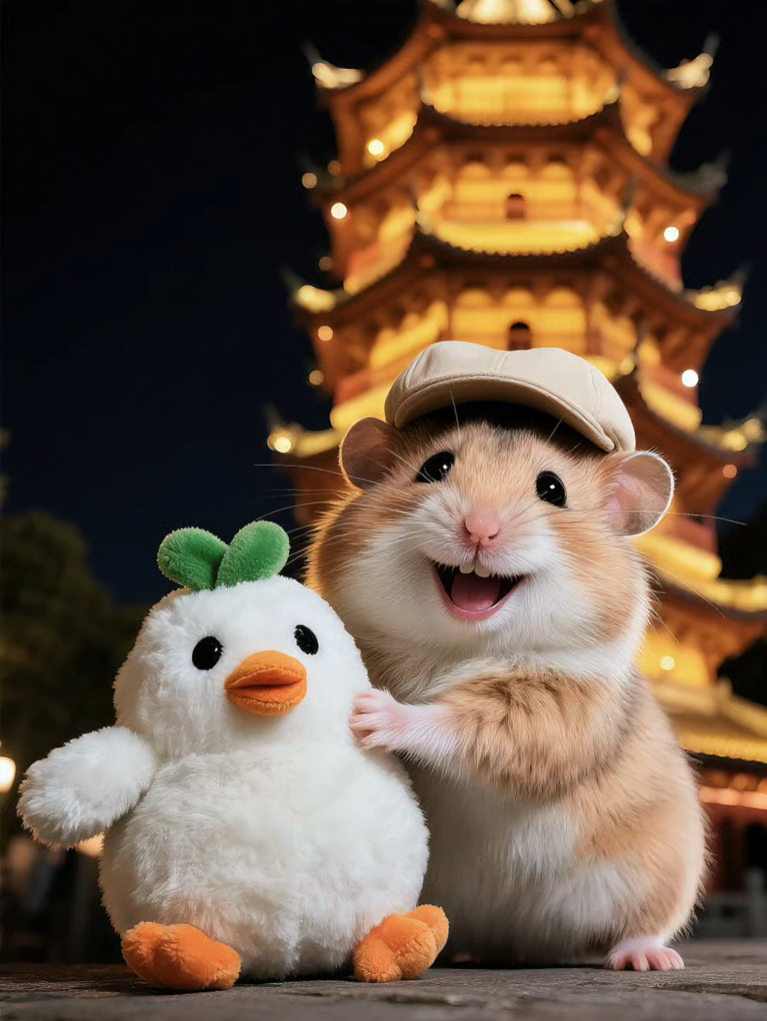 麻麻你先打工，鼠鼠替你见世面去啦