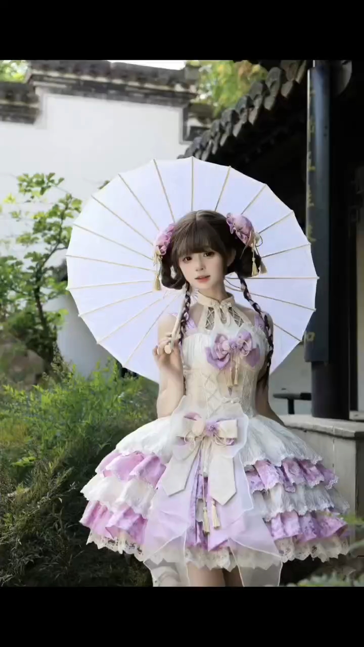 中华风Lolita真的好美呀，Alice girl家的这条真的绝绝子