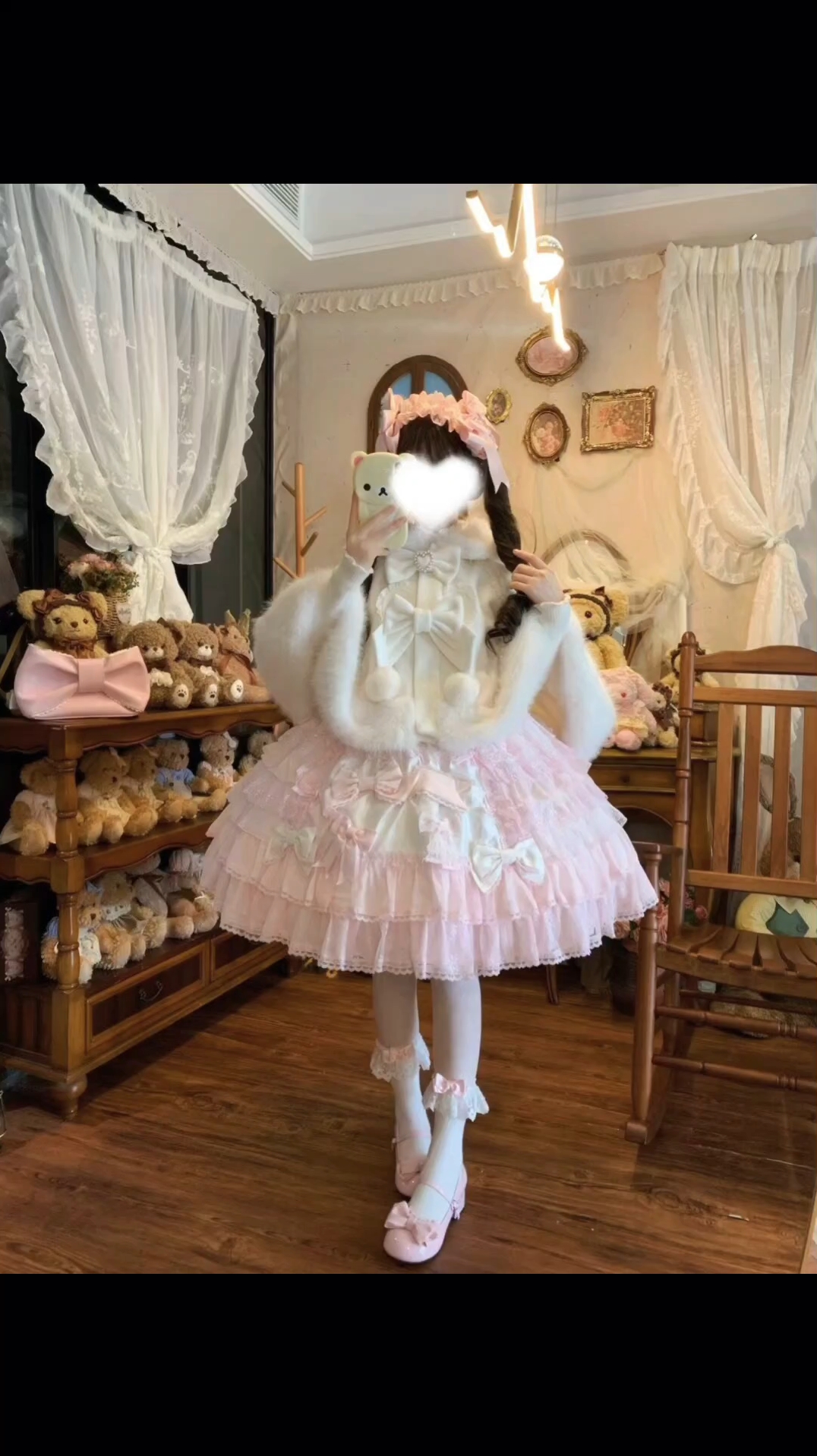 到底是谁家的斗篷居然这么萌，之前有在他家冲了衬衣，感觉还蛮好的 #lo #lolita内搭#lo内搭