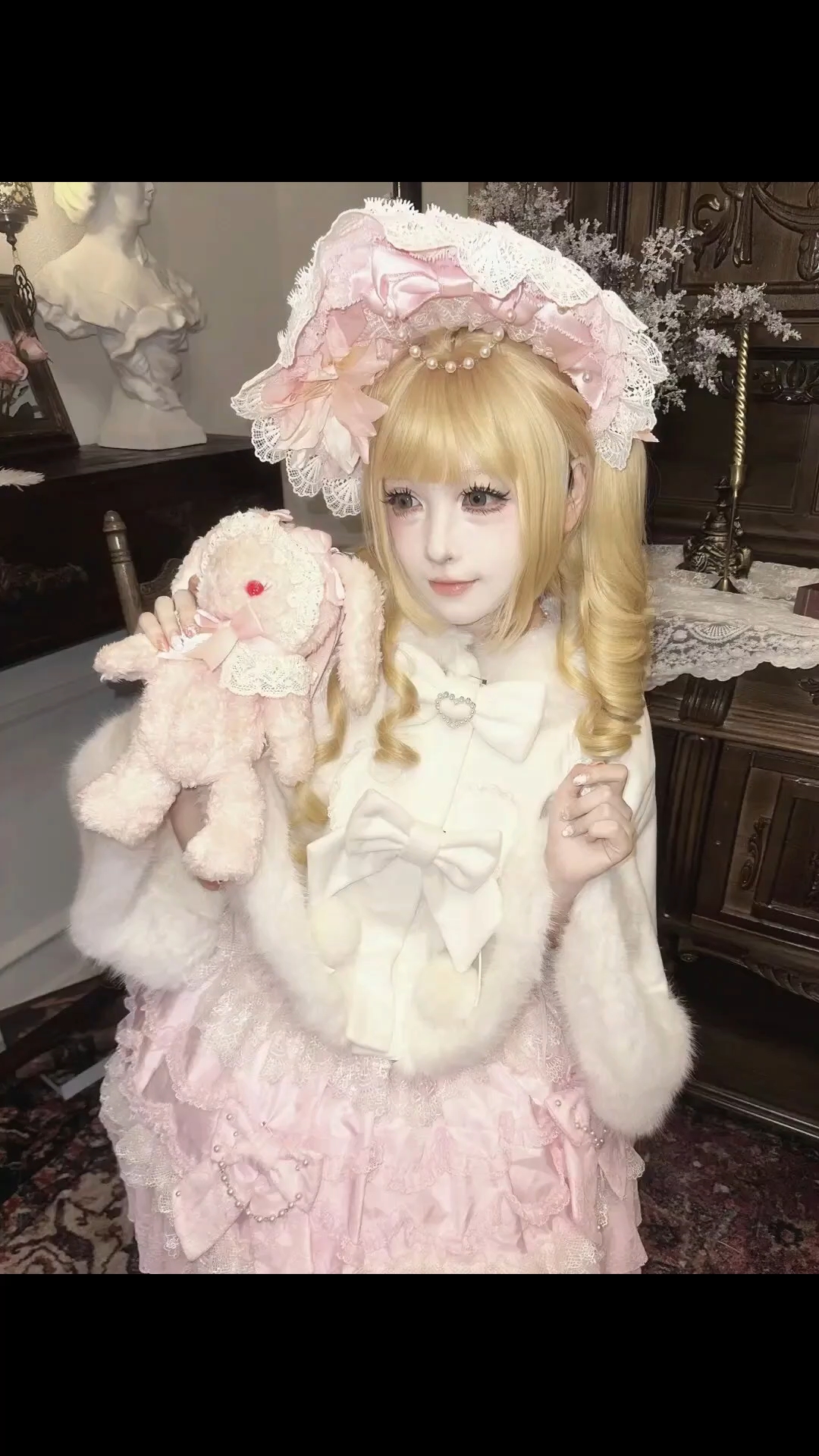 我不行了，小蛋糕们怎么穿上都这么萌啊，就是这个小雪球还这么显瘦 #lo#lo安利#lolita #lo安利