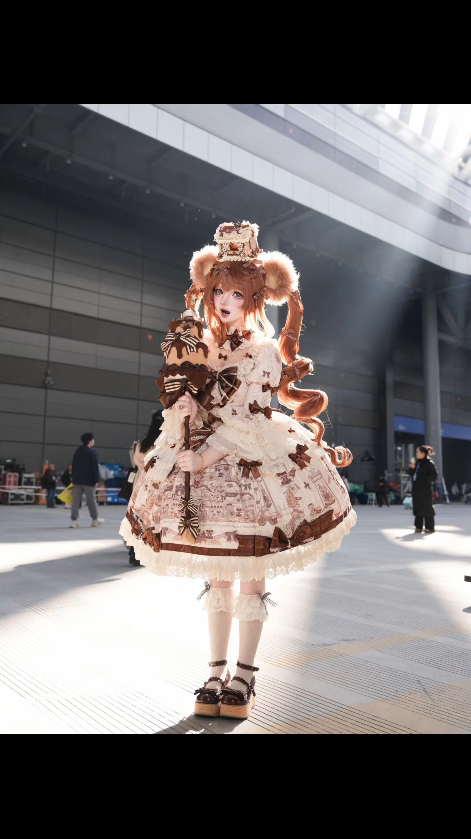 尊嘟要被这条萌鼠了，上身也太好看很优雅了吧#梦孚子 #Lolita日常 #Lolita装扮 #Lolita