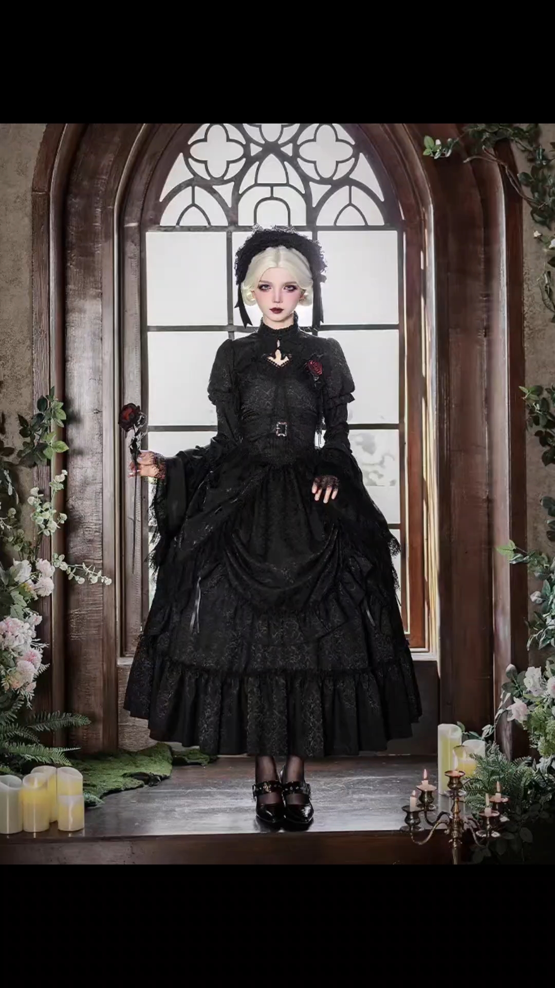 哇塞哇塞，噗叽家的新品！！有这个腰带真的超级显瘦，蝴蝶印花也是好看 #lo#lolita#lo安利