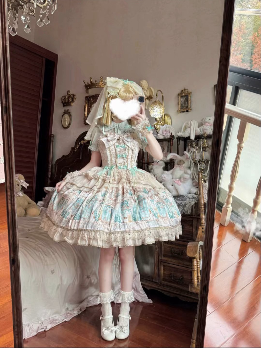 就这样爱上一条绿色系，真的很眼前一亮的感觉，这个柄图看起来也很有质感很华丽了