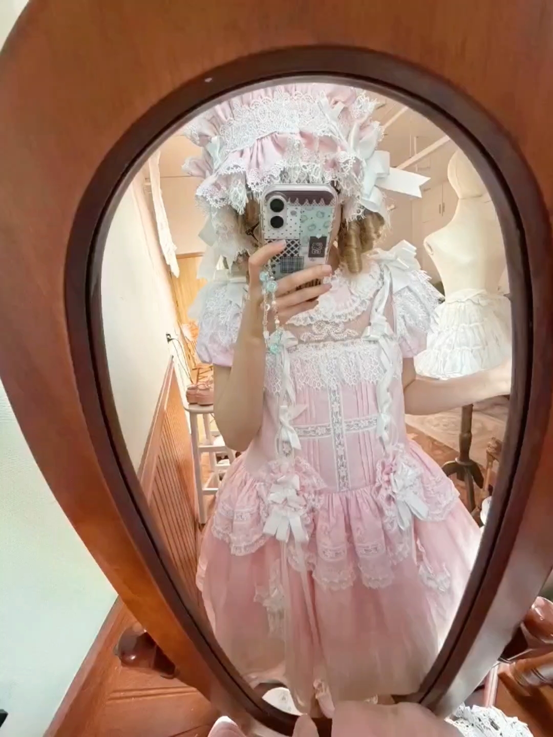 好粉嫩的粉色，淡淡的🌸粉真的好会调色