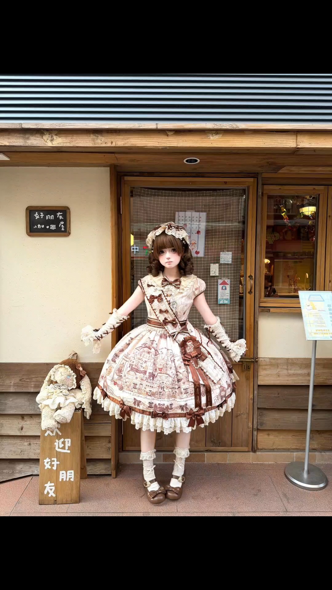 加上绶带好像更萌了好嘛，宝宝们都有冲这条嘛，好喜欢，真的绝啦 #lo#lolita#lo安利