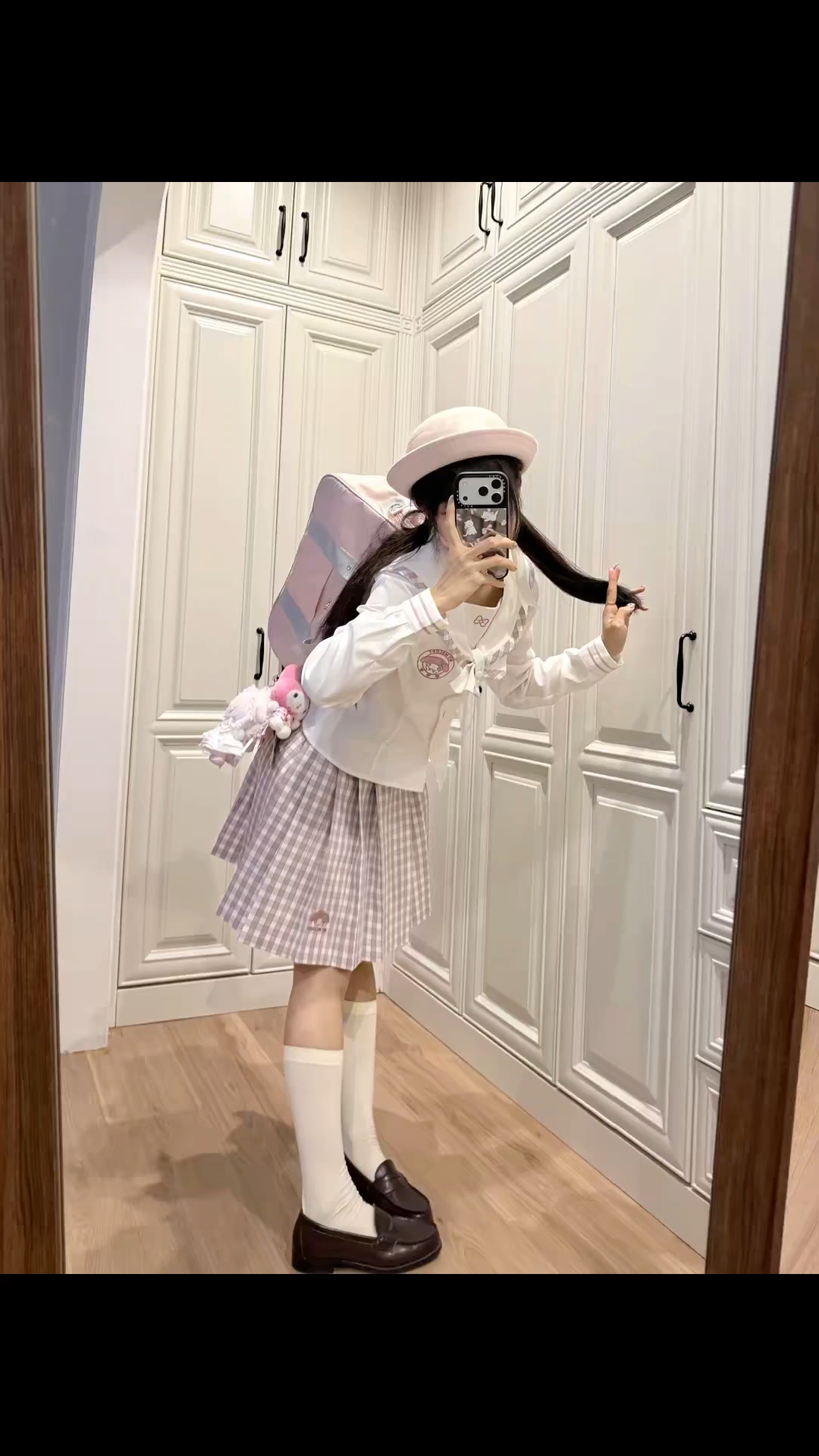 就是这个美乐蒂萌好嘛，最近新出的配色都是超级适合夏天，冲了冲了 #梗豆物语#梗豆jk#梗豆三丽鸥