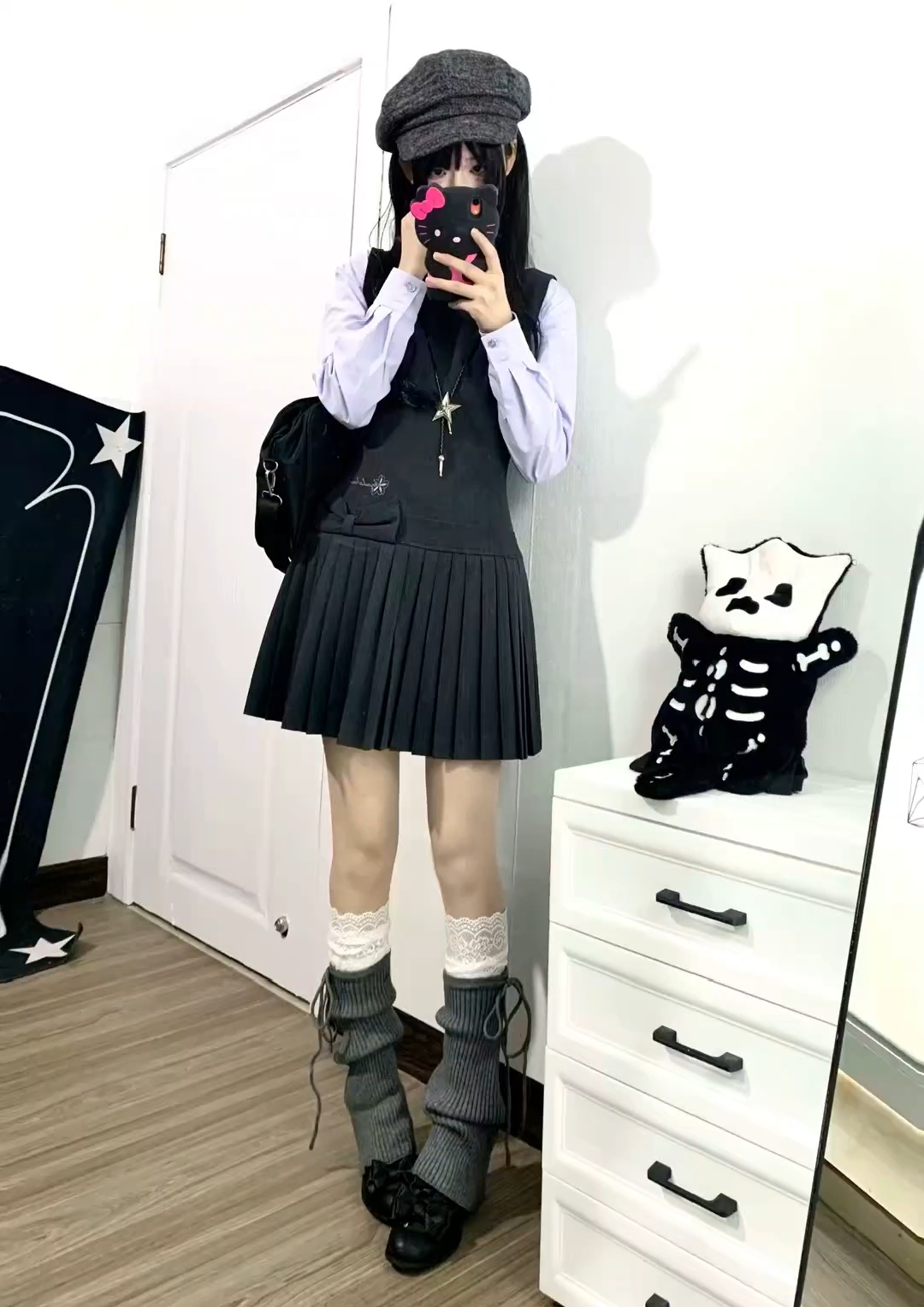 新出的真嘟超级版型显瘦啊，已经美美下单了好嘛 #jk制服#梗豆物语#梗豆物语三丽鸥
