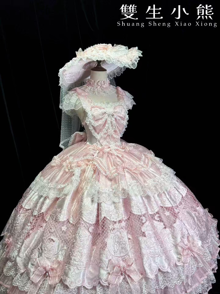 是心动的感觉啊~ 粉色花嫁任谁都不能拒绝吧！