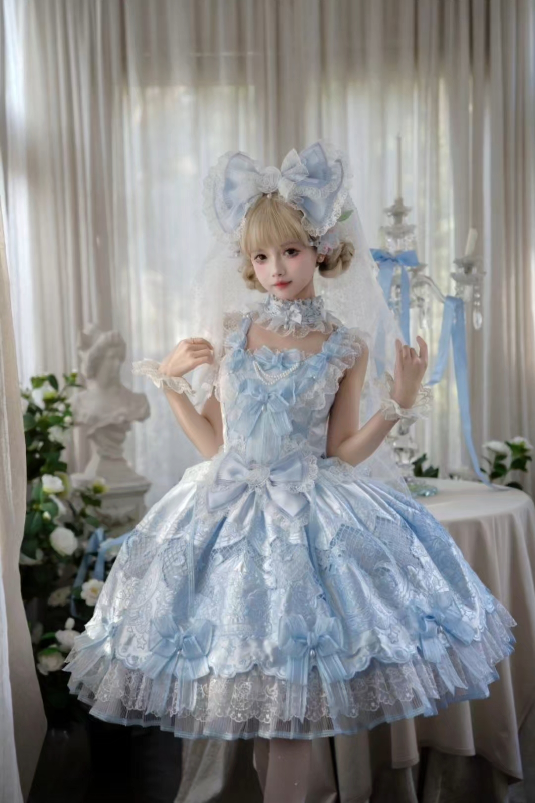 是我心中的白月光小裙子没错啦~ 这个蓝色饱和度拿捏的恰到好处，爱了爱了